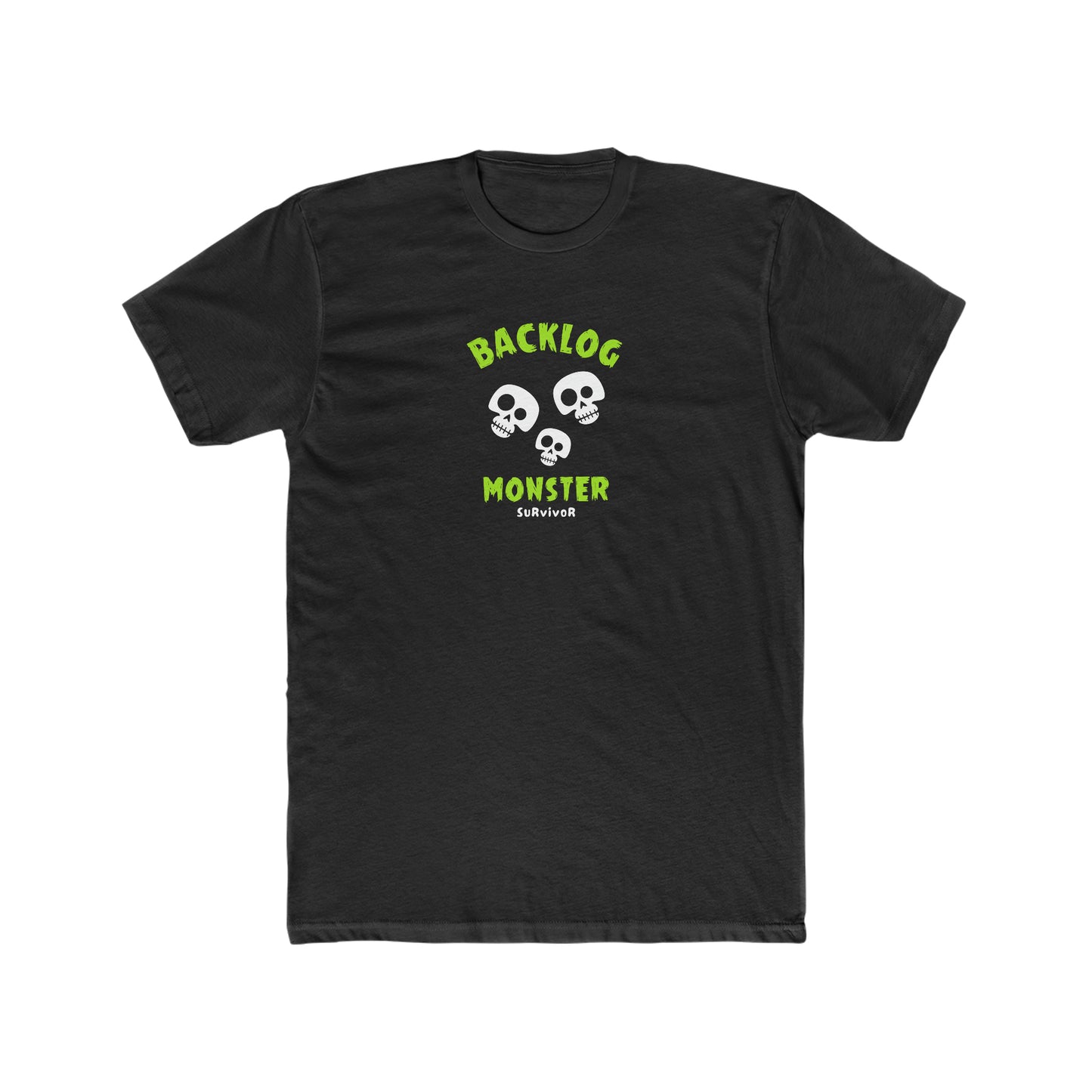 "Backlog Monster Survivor" Men's Cotton Crew Tee