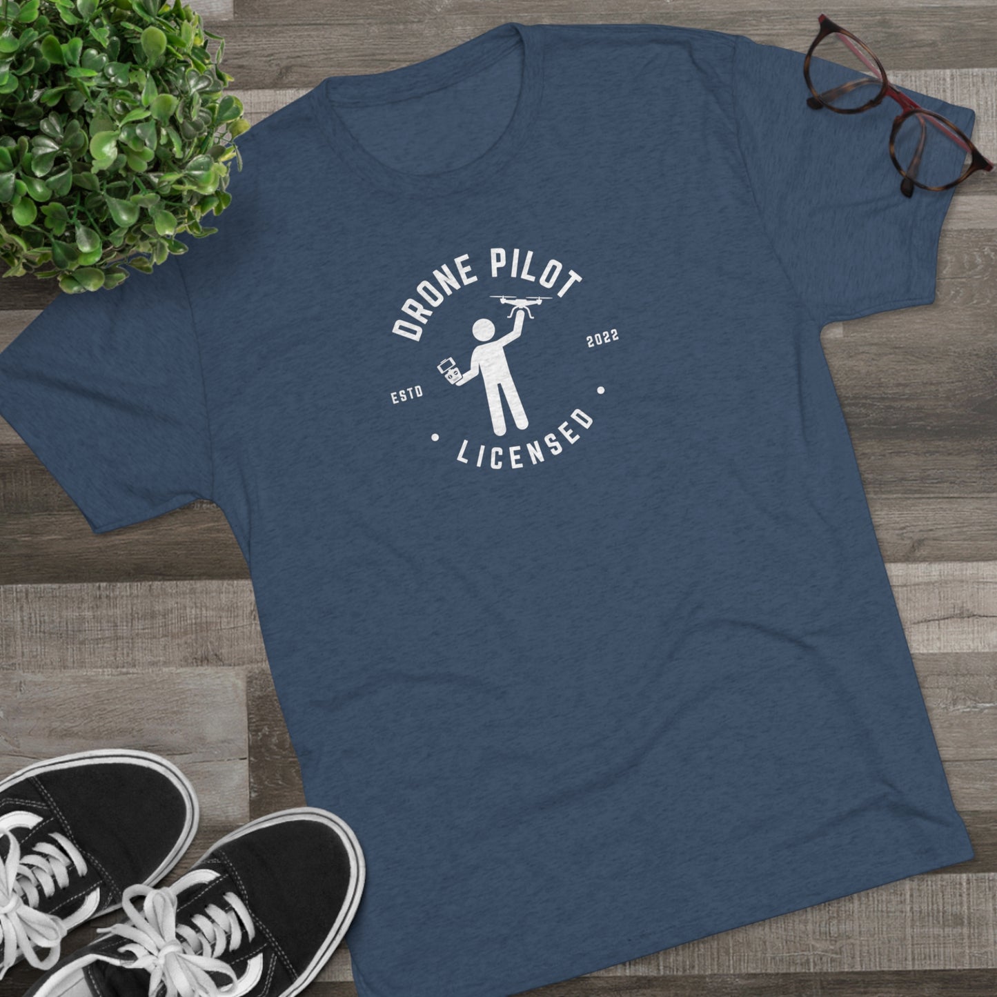 Drone Pilot - Unisex Tri-Blend T-Shirt