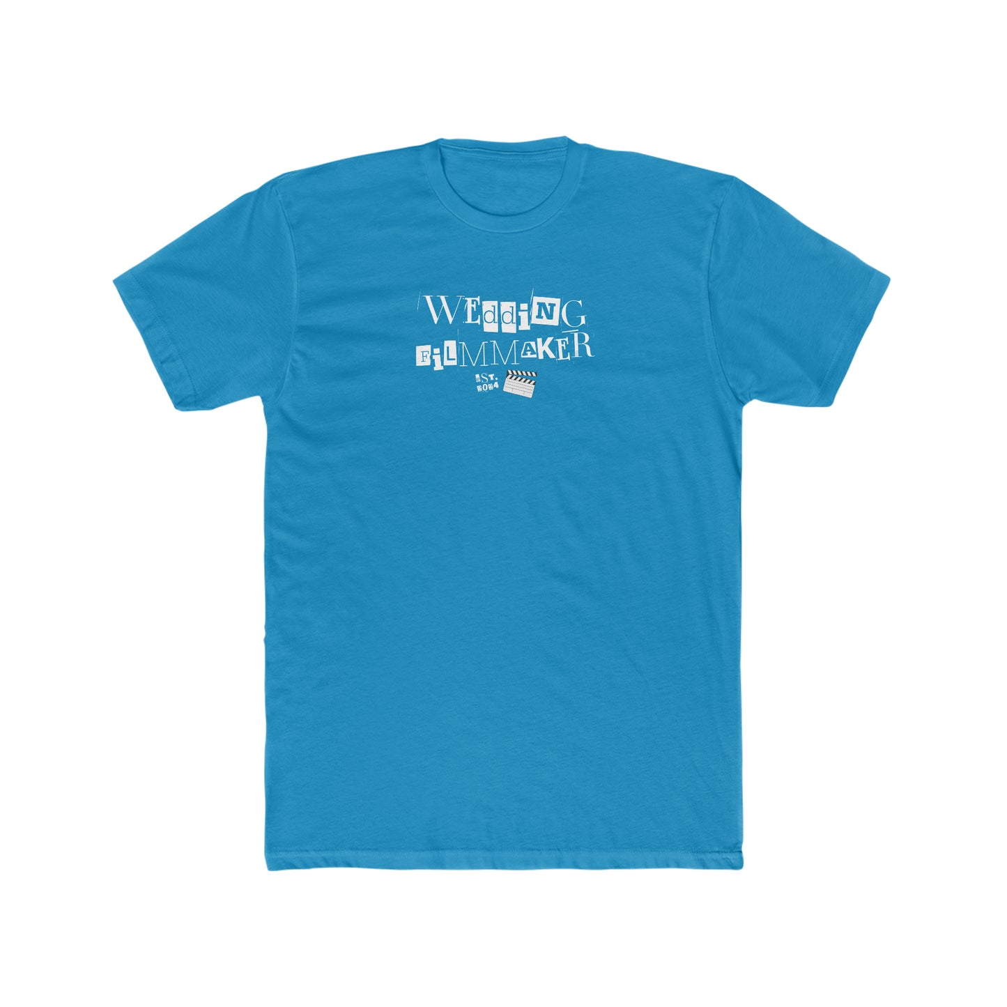 "Wedding Filmmaker" Men's Cotton Crew Tee