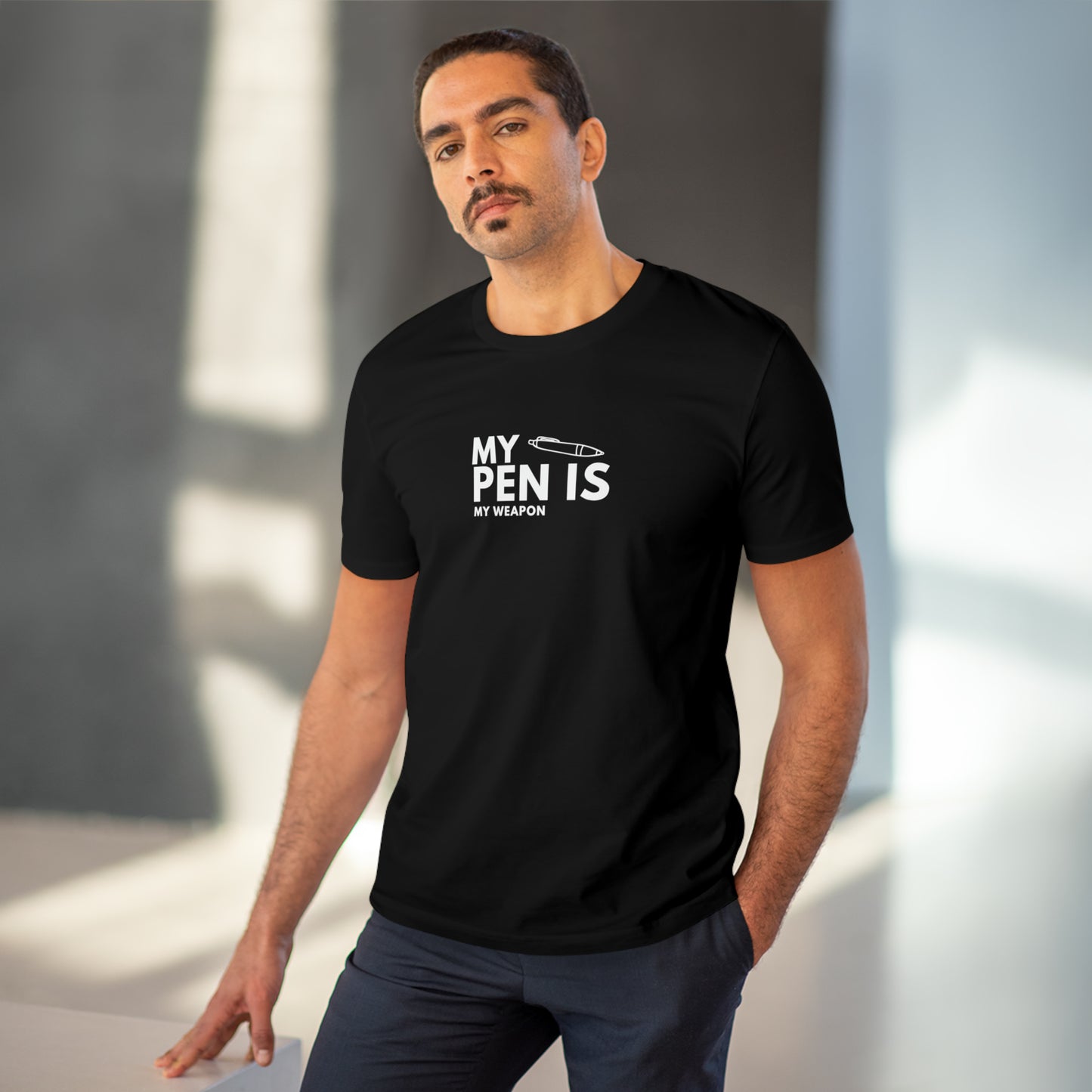 MY Pen is My Weapon - Organic Creator T-shirt - Unisex
