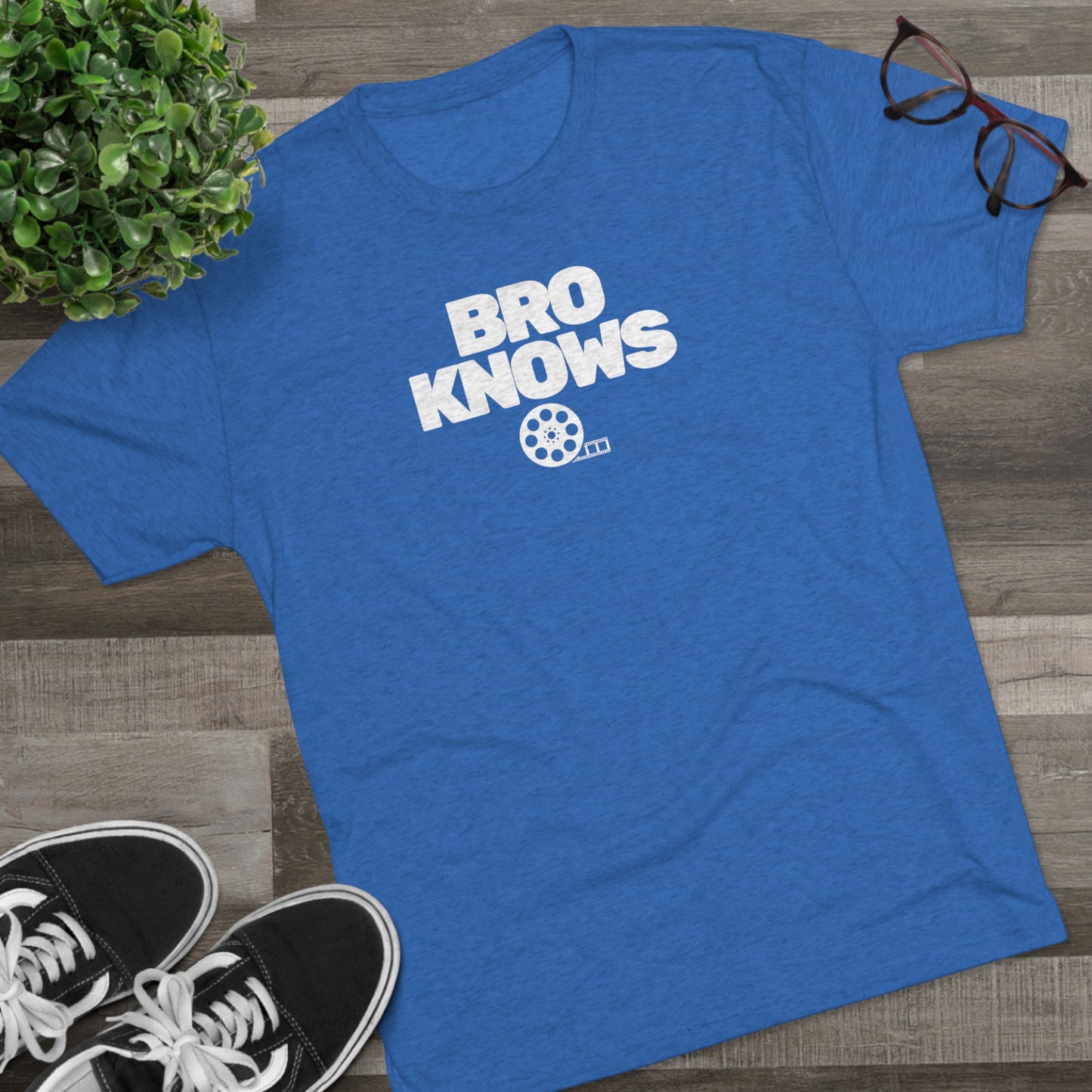 "BRO KNOWS FILM" Unisex Tri-Blend T-Shirt