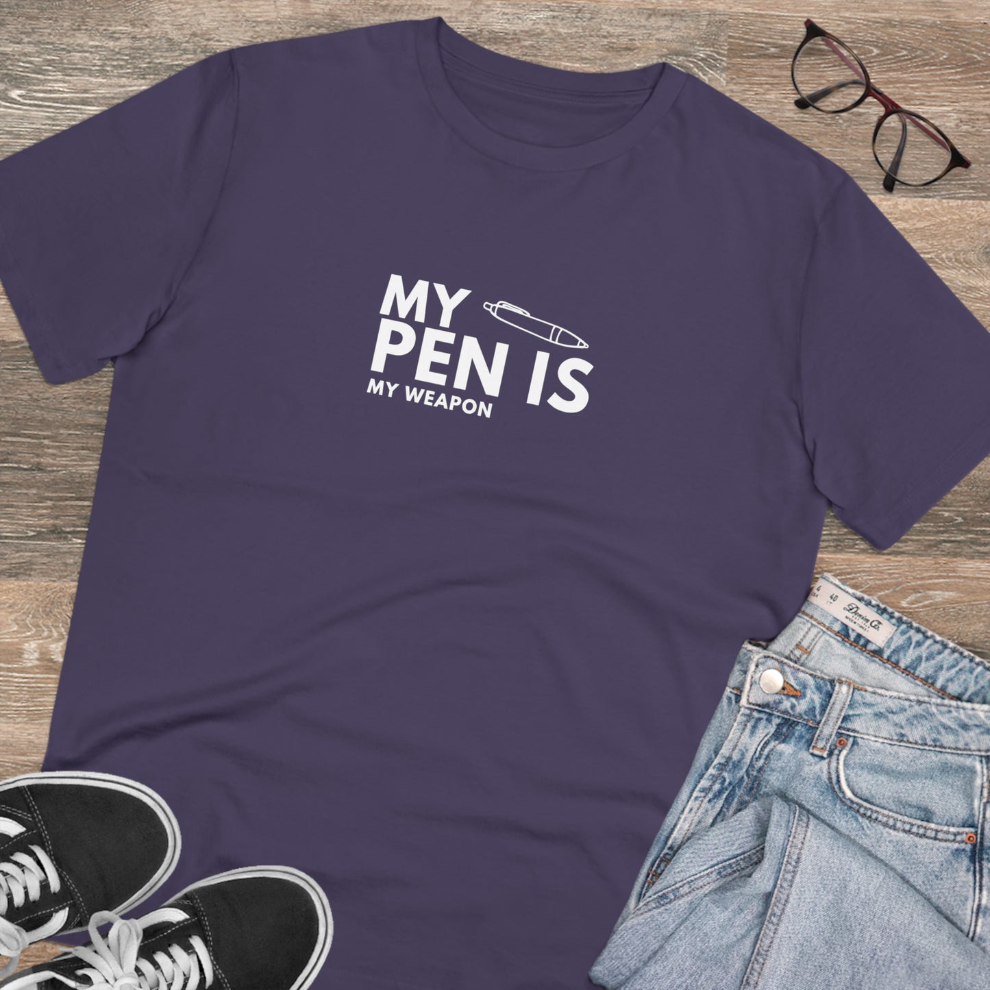 MY Pen is My Weapon - Organic Creator T-shirt - Unisex