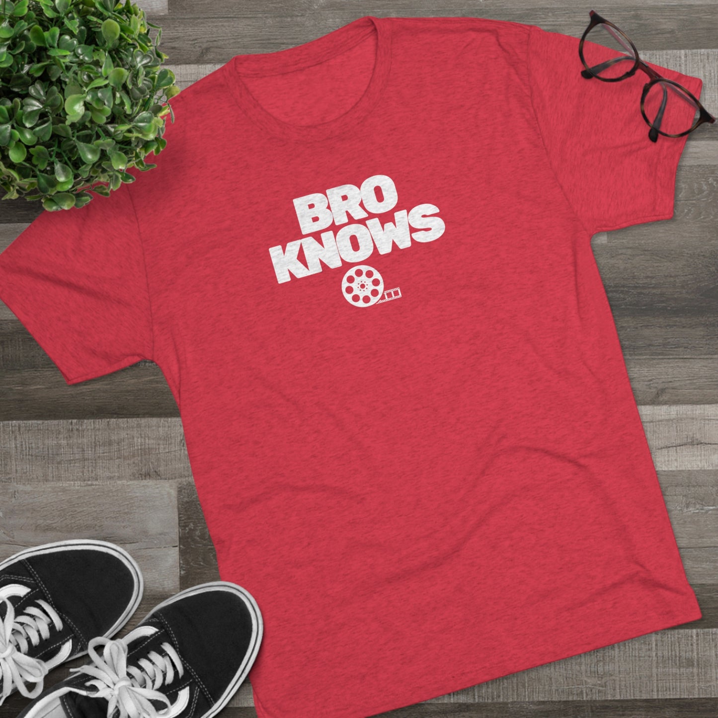 "BRO KNOWS FILM" Unisex Tri-Blend T-Shirt