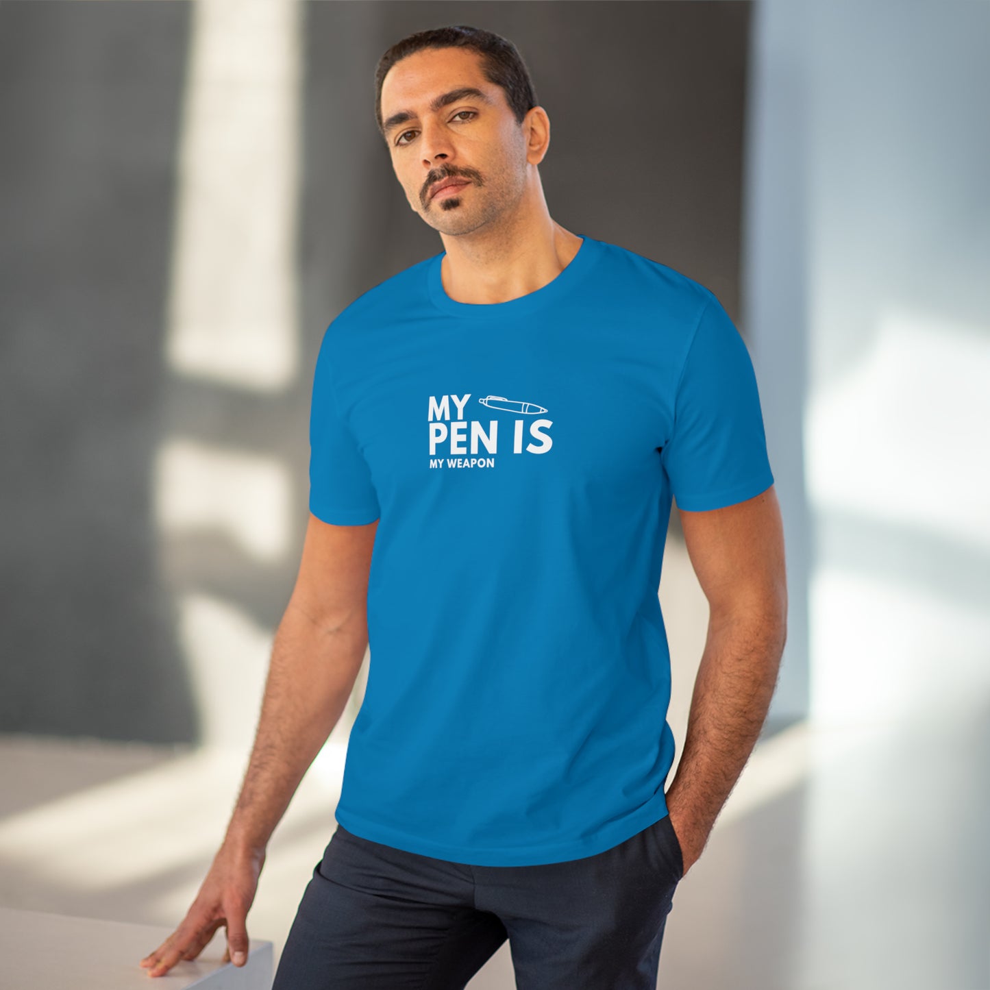MY Pen is My Weapon - Organic Creator T-shirt - Unisex