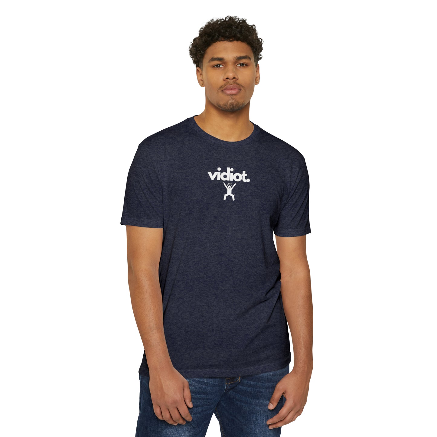 VIDIOT - Unisex CVC Jersey T-shirt