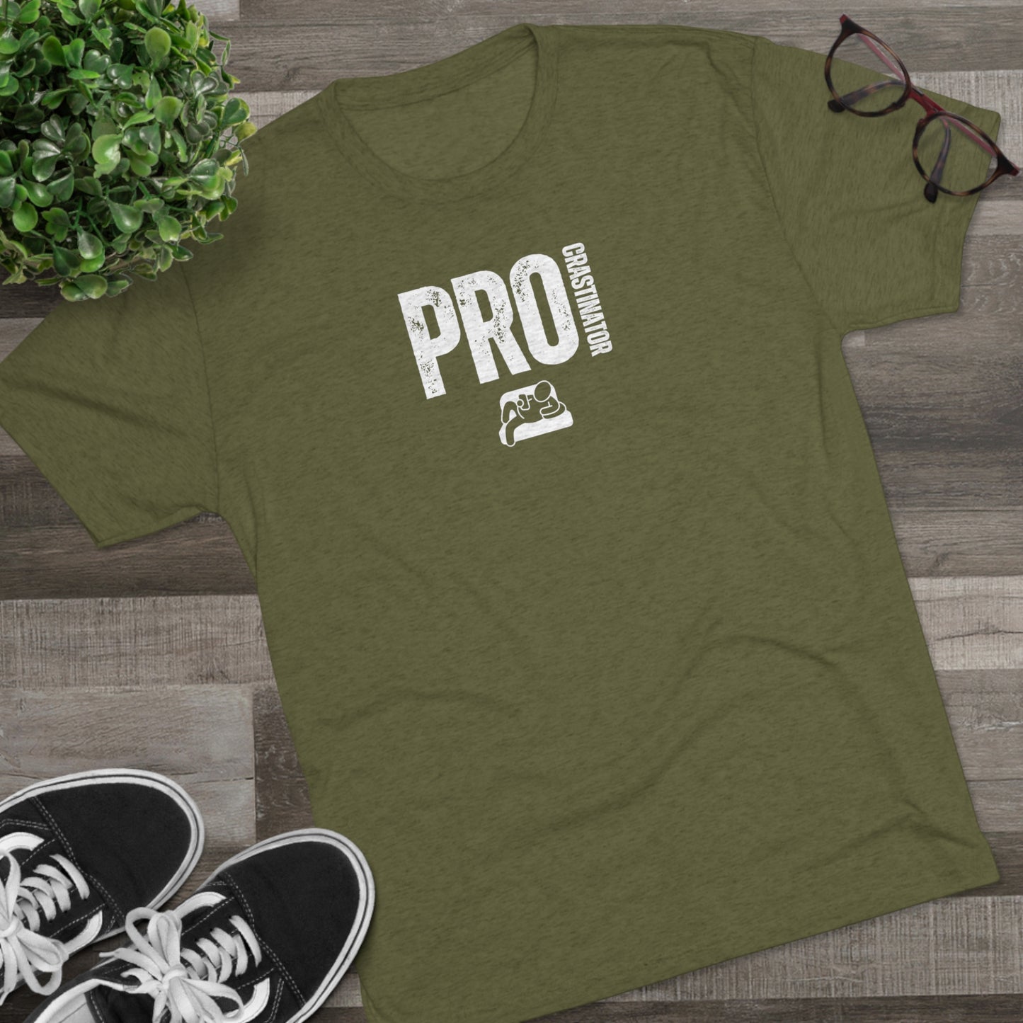 PROCRASTINATOR - Unisex Tri-Blend T-SHIRT