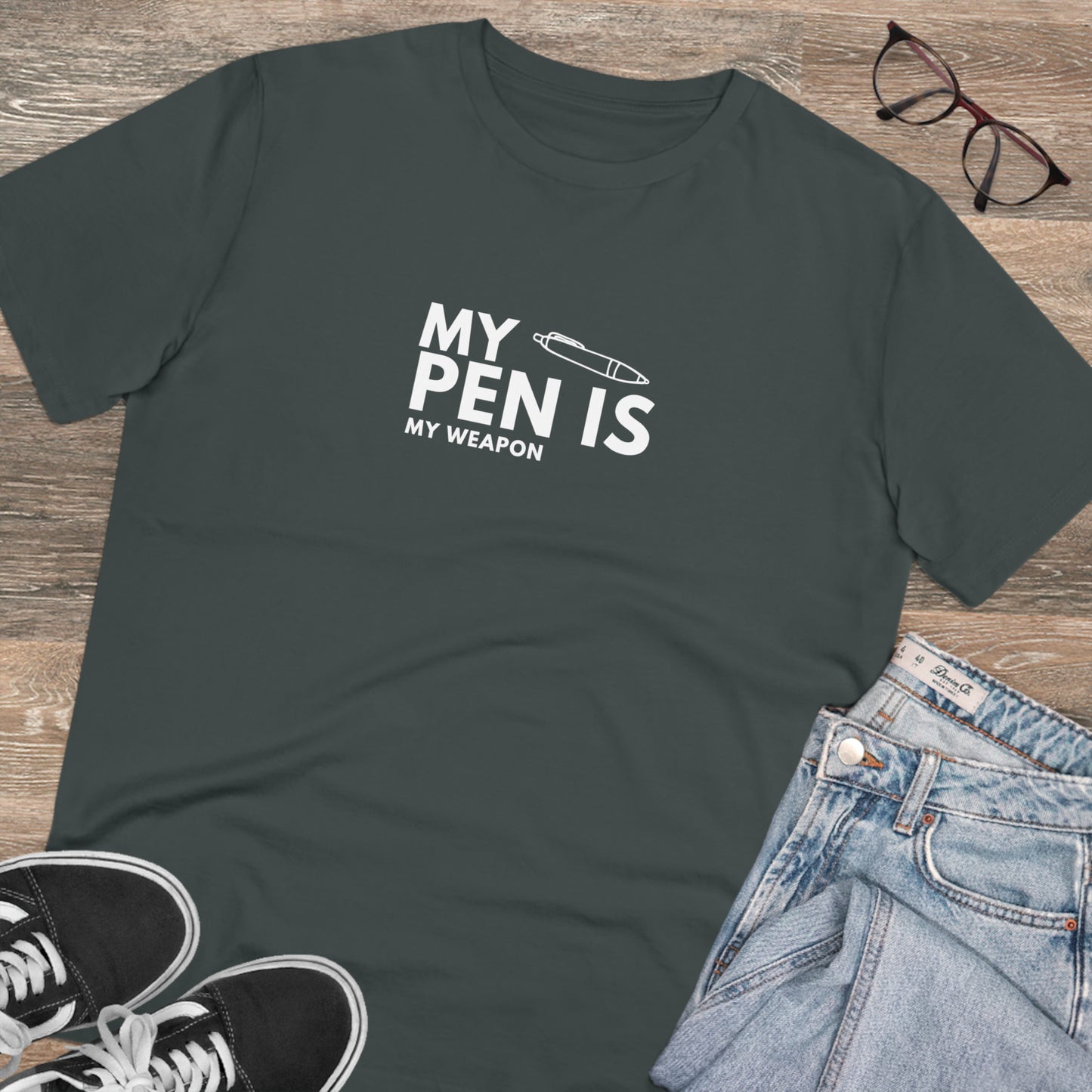 MY Pen is My Weapon - Organic Creator T-shirt - Unisex