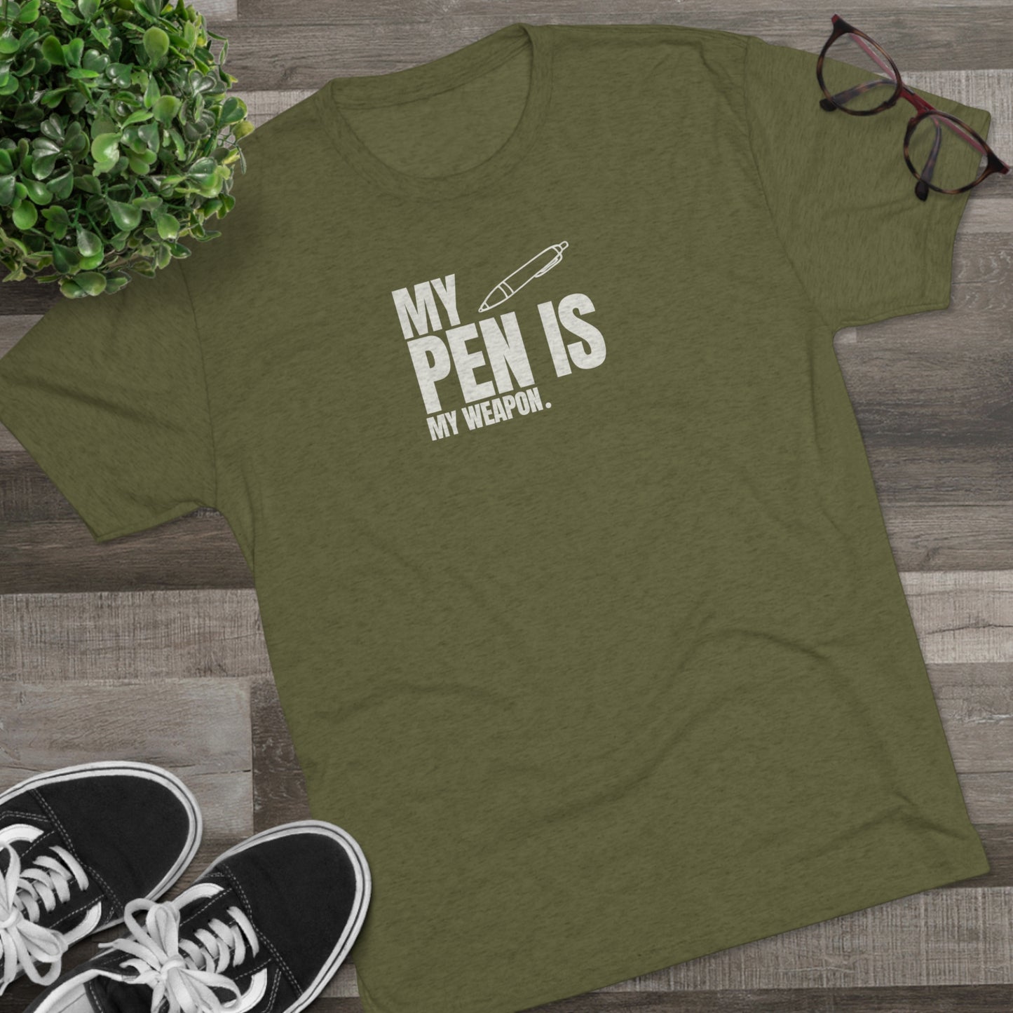 MY PEN - Unisex Tri-Blend T-SHIRT