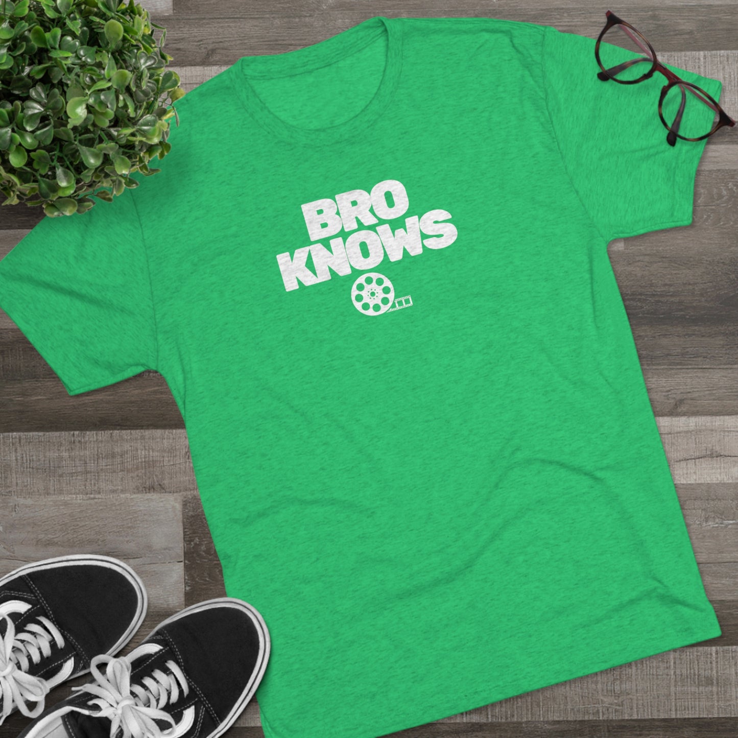 "BRO KNOWS FILM" Unisex Tri-Blend T-Shirt