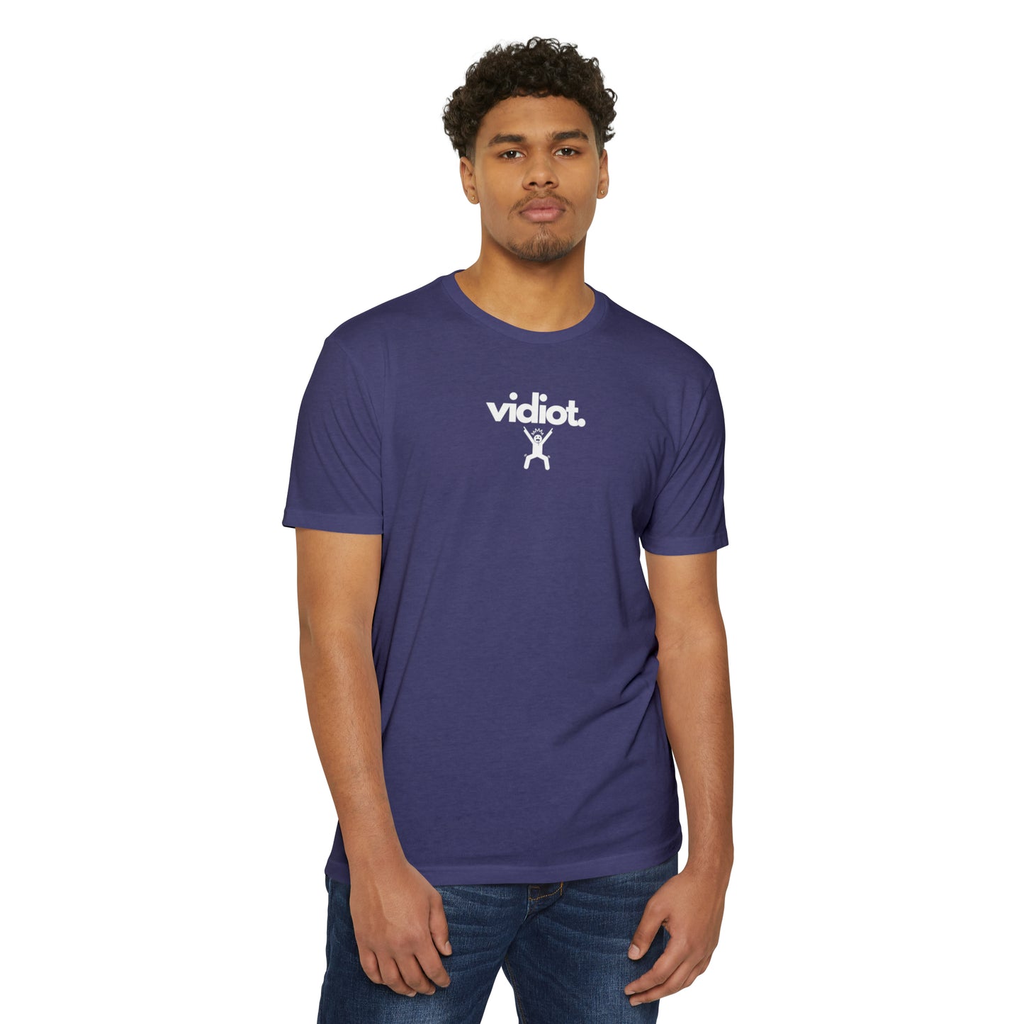 VIDIOT - Unisex CVC Jersey T-shirt