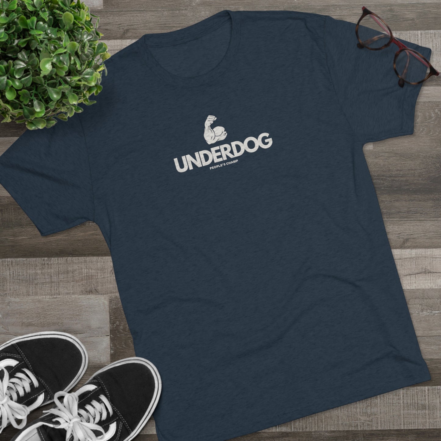 UNDERDOG (PEOPLE'S CHAMP) - Unisex Tri-Blend T-SHIRT