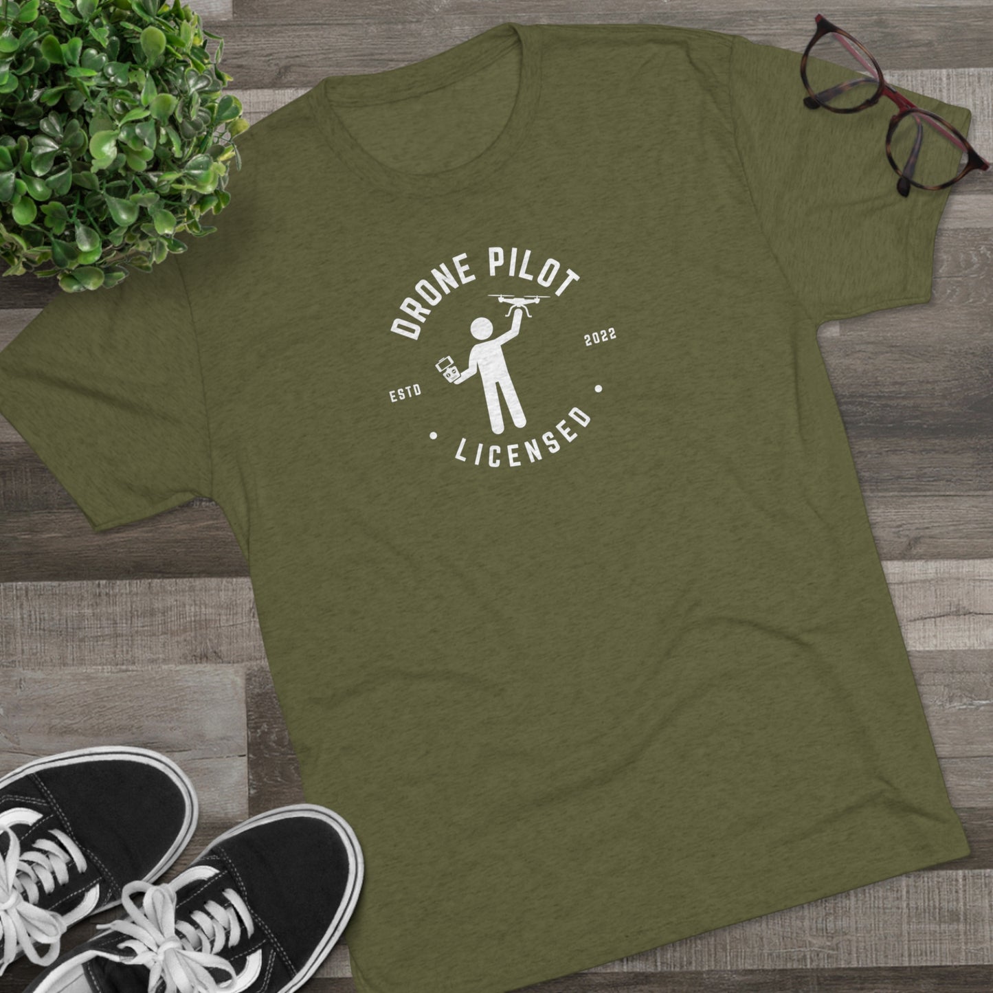 Drone Pilot - Unisex Tri-Blend T-Shirt