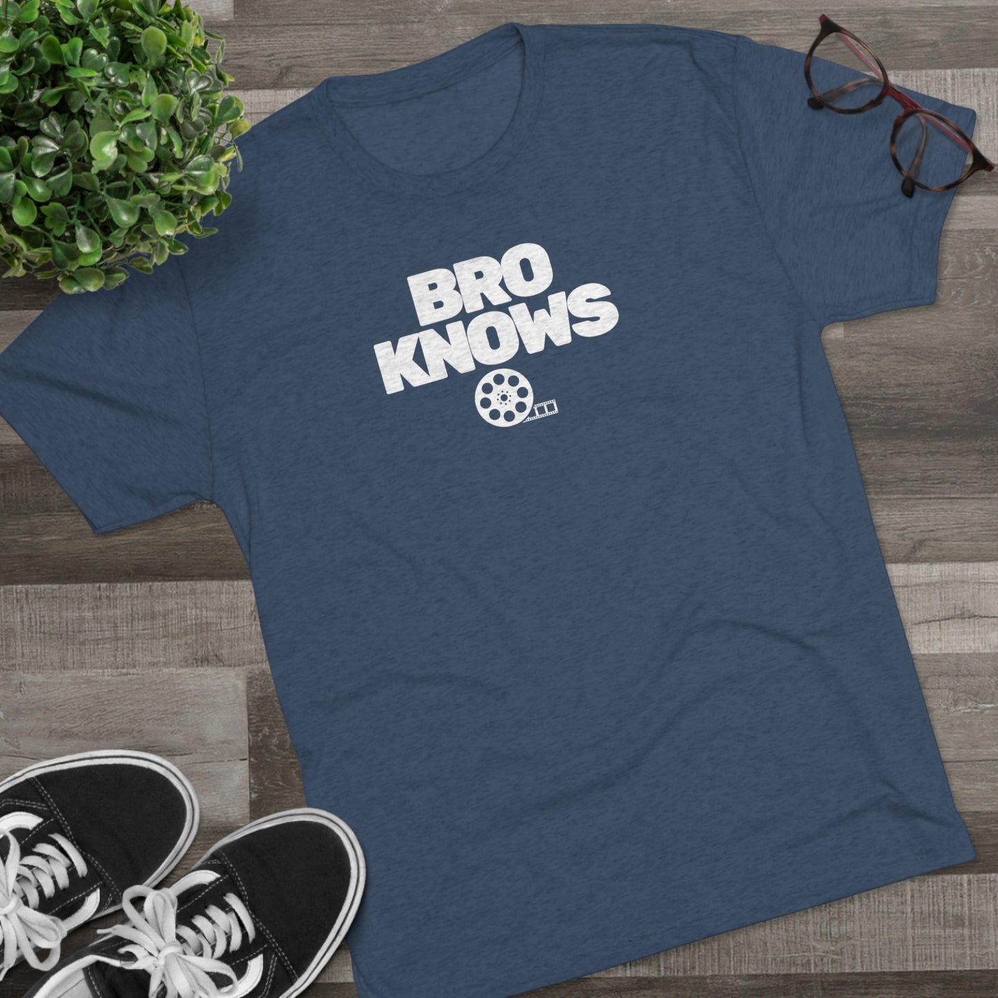 "BRO KNOWS FILM" Unisex Tri-Blend T-Shirt