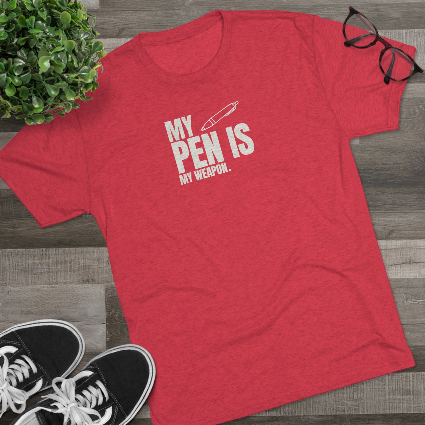 MY PEN - Unisex Tri-Blend T-SHIRT