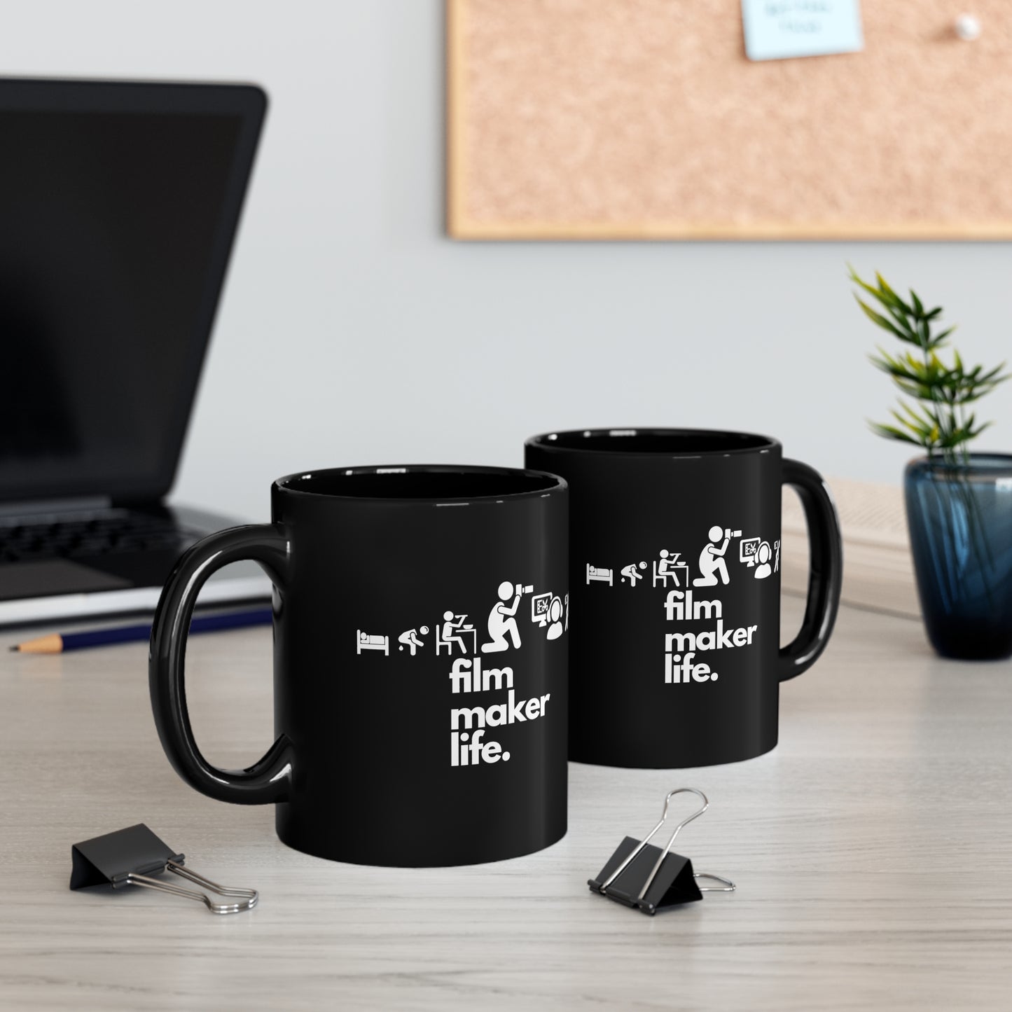 "Filmmaker Life" 11oz Black Mug