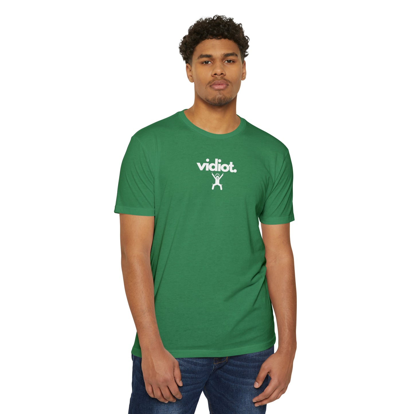 VIDIOT - Unisex CVC Jersey T-shirt