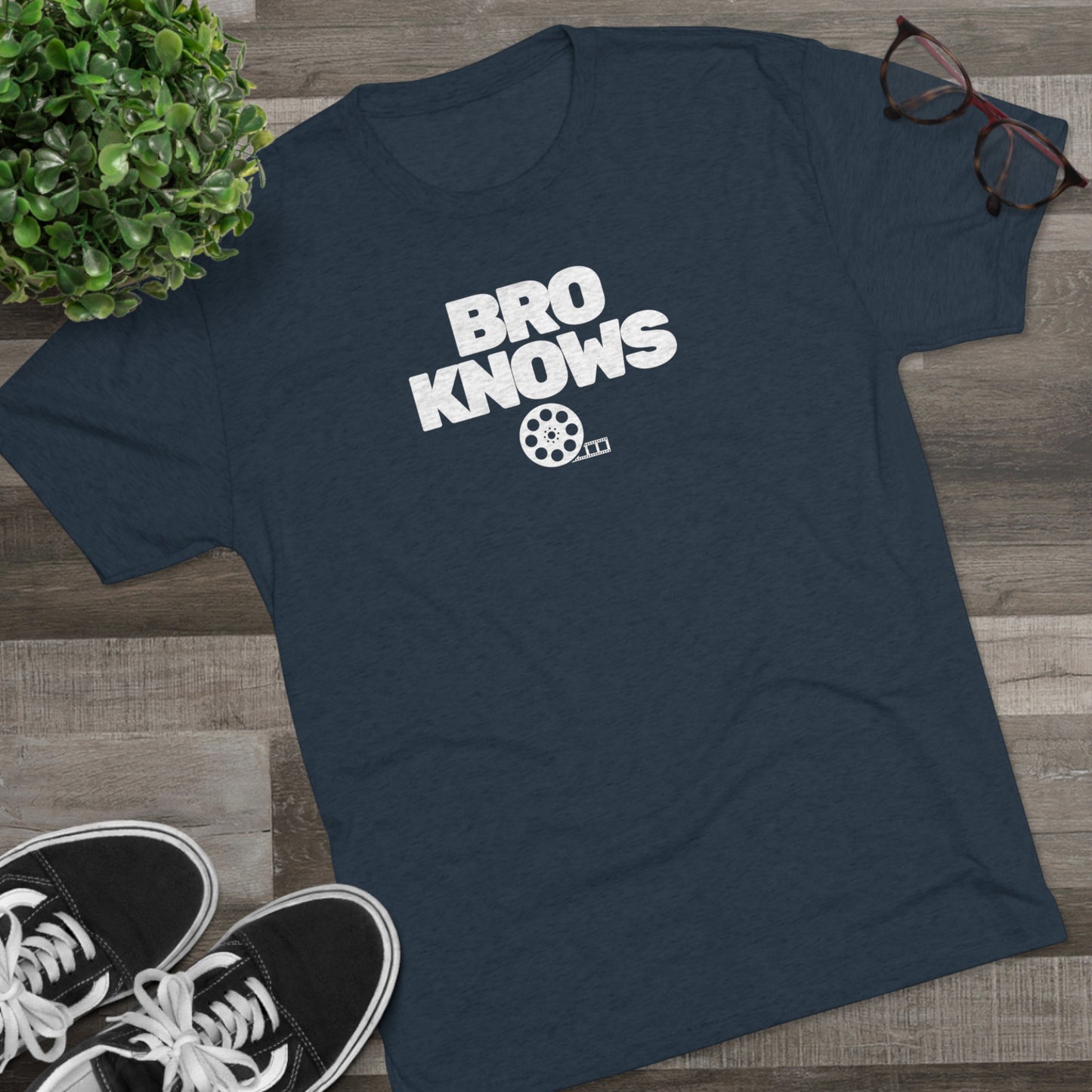 "BRO KNOWS FILM" Unisex Tri-Blend T-Shirt