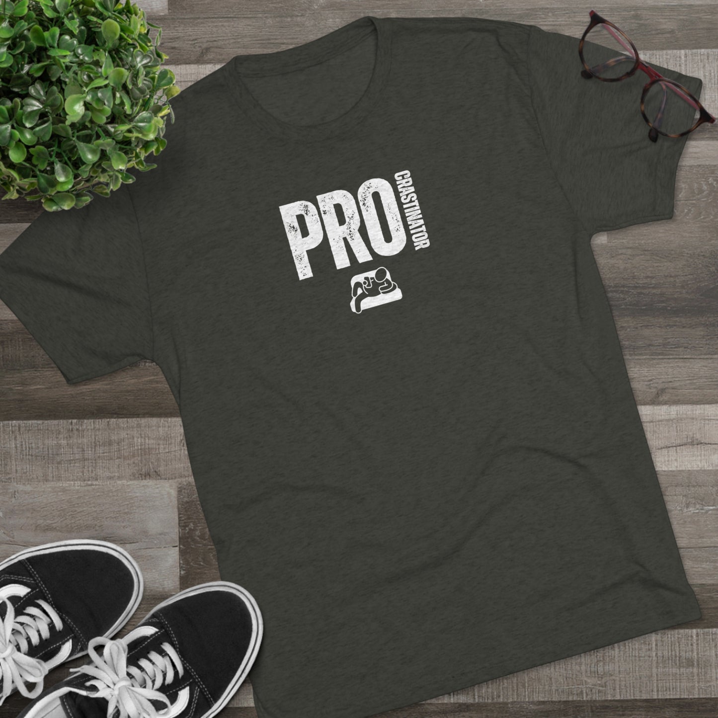 PROCRASTINATOR - Unisex Tri-Blend T-SHIRT