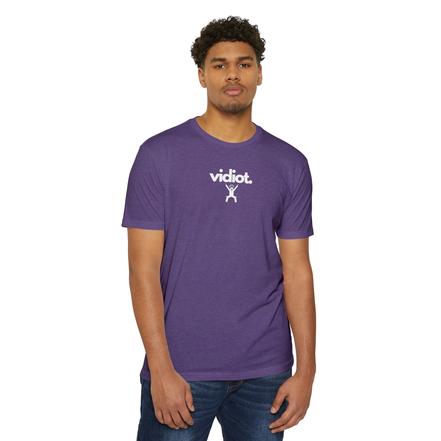 VIDIOT - Unisex CVC Jersey T-shirt