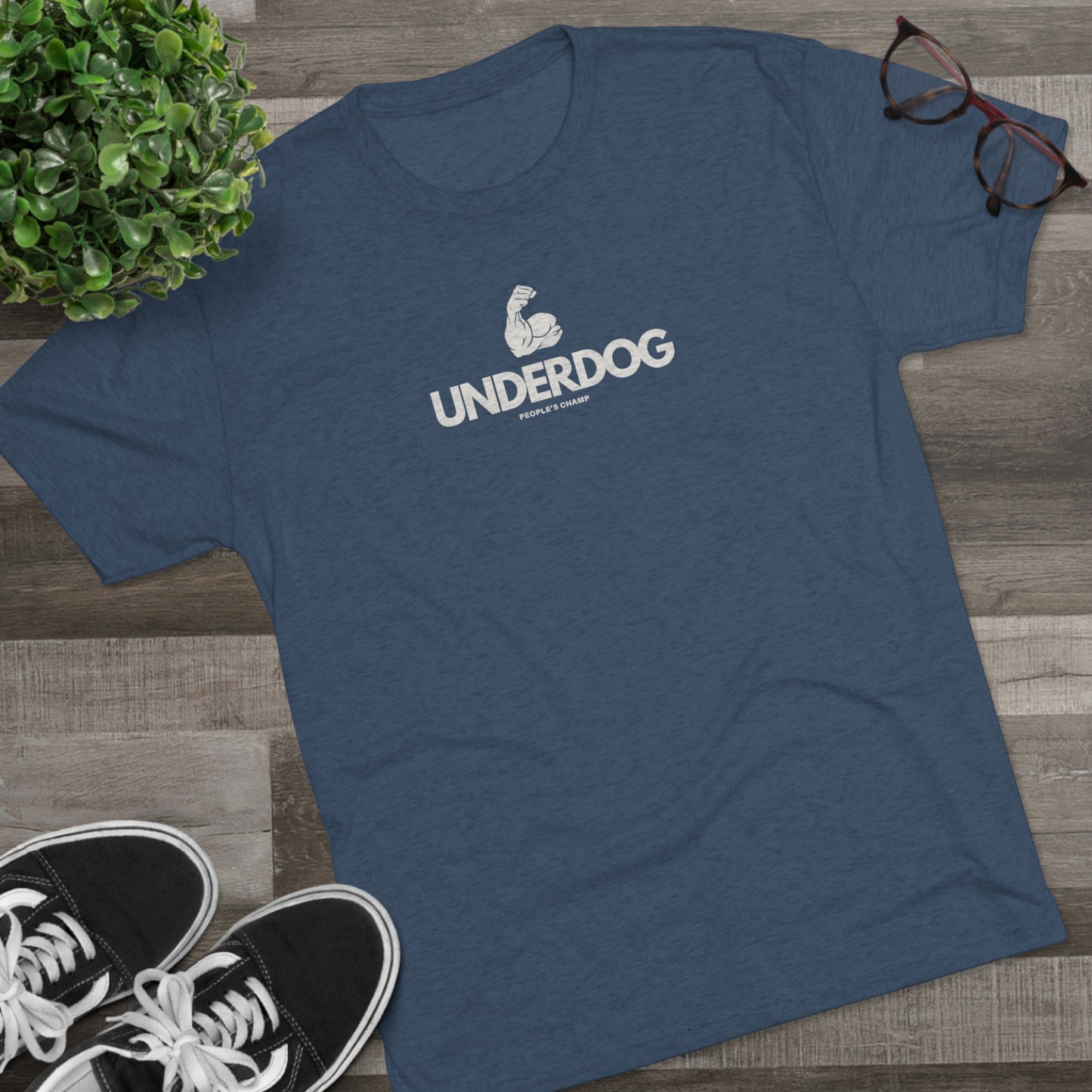 UNDERDOG (PEOPLE'S CHAMP) - Unisex Tri-Blend T-SHIRT