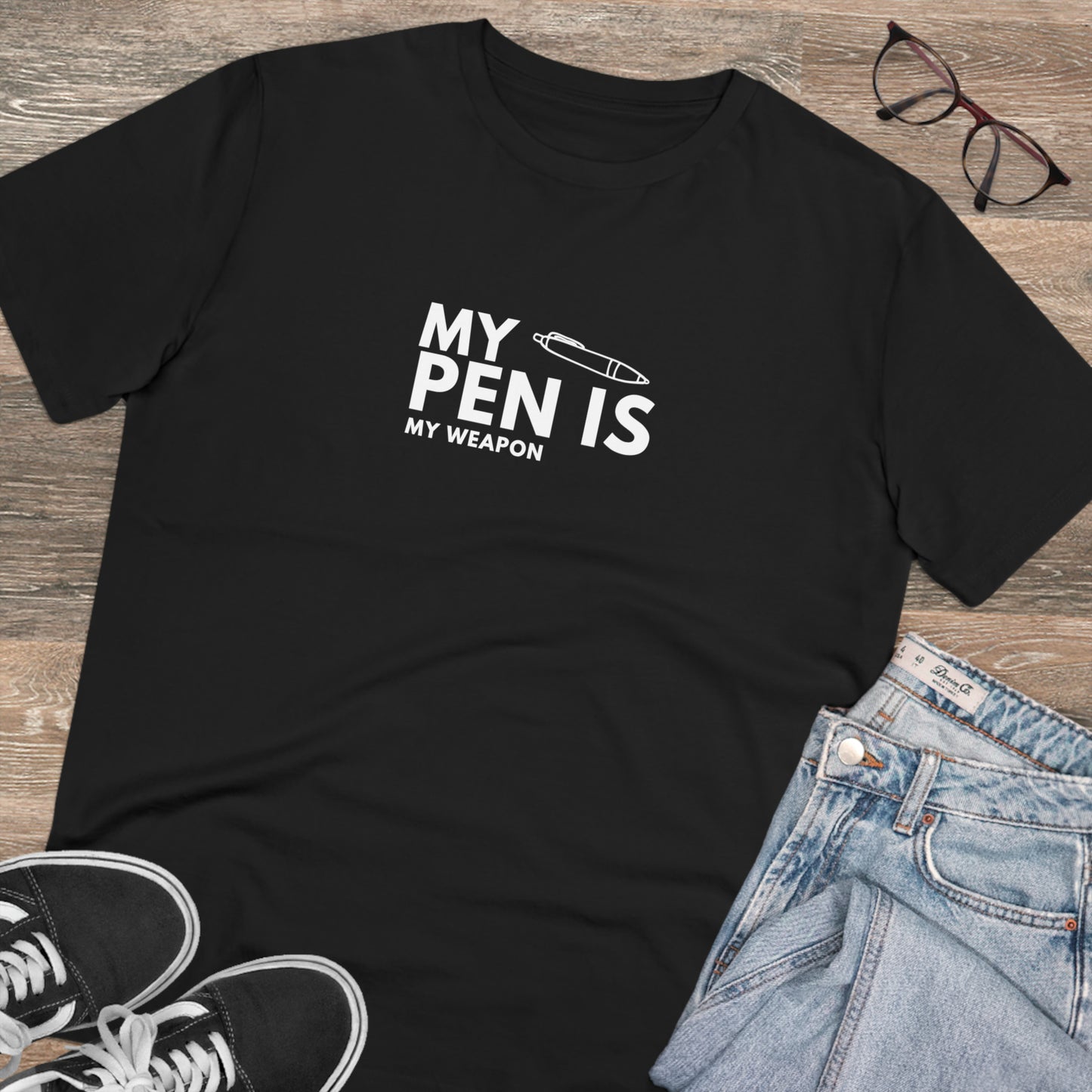 MY Pen is My Weapon - Organic Creator T-shirt - Unisex