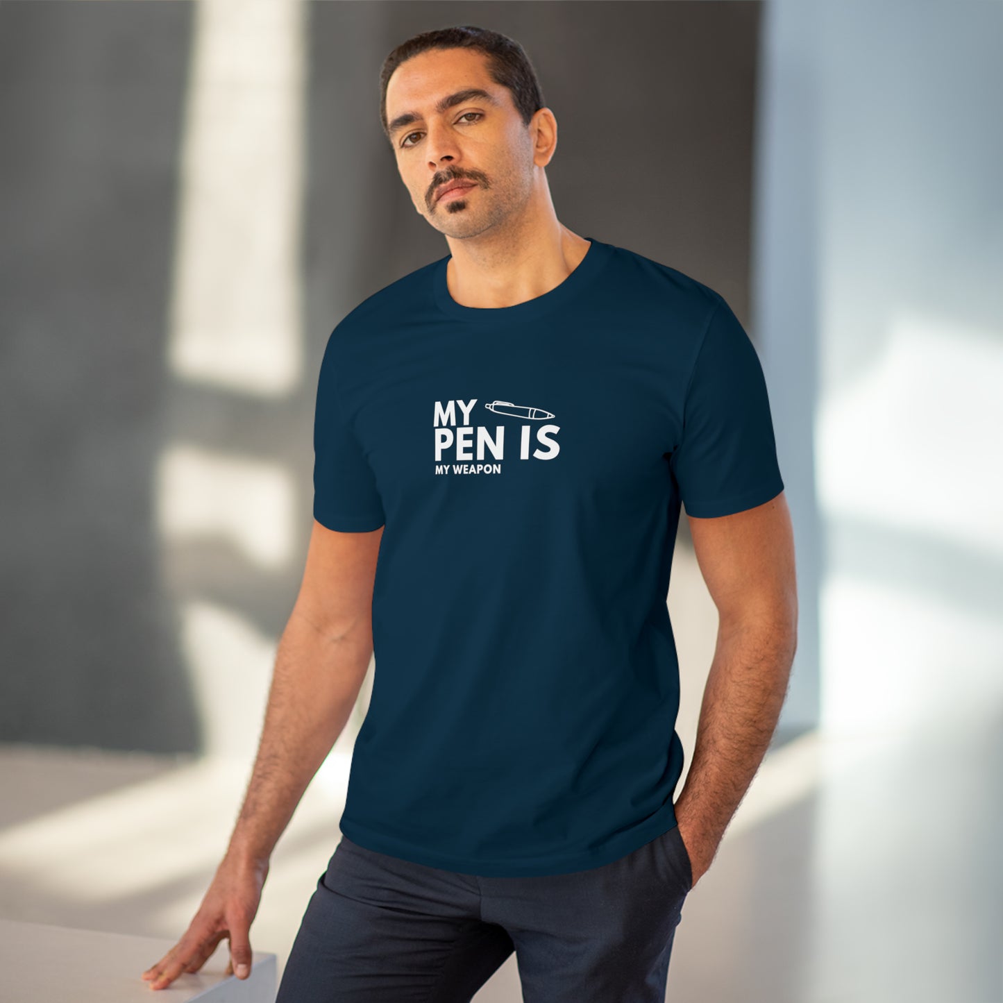 MY Pen is My Weapon - Organic Creator T-shirt - Unisex