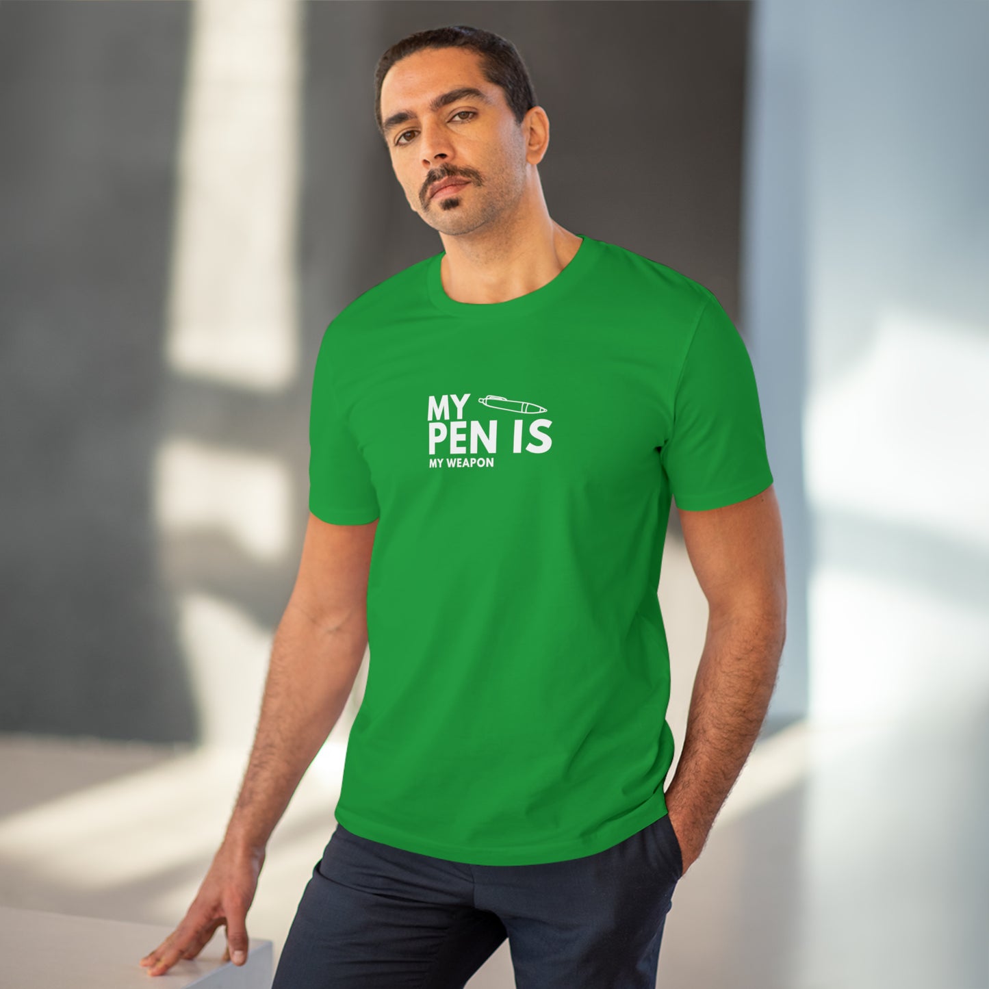 MY Pen is My Weapon - Organic Creator T-shirt - Unisex