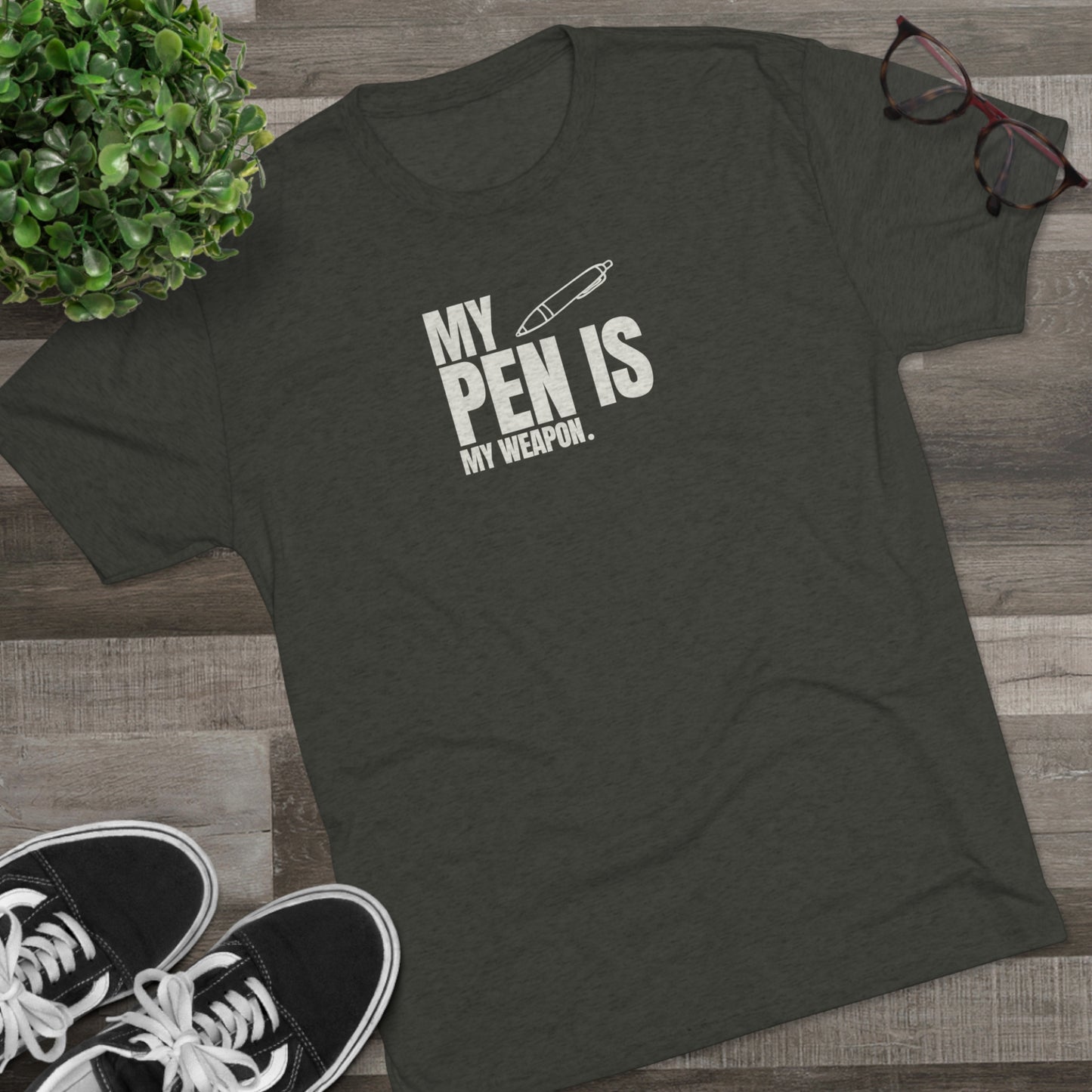 MY PEN - Unisex Tri-Blend T-SHIRT