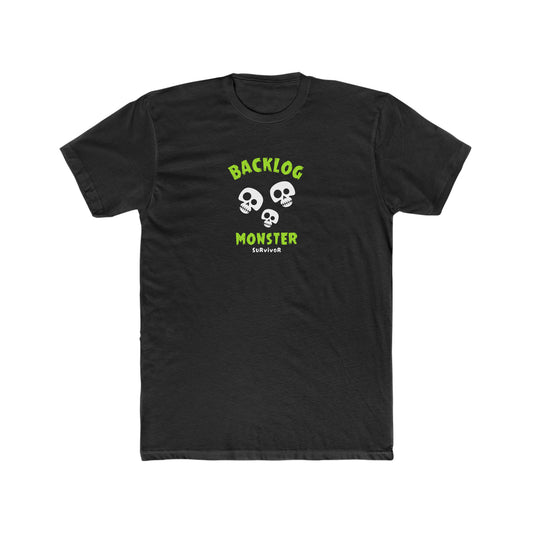 "Backlog Monster Survivor" Men's Cotton Crew Tee