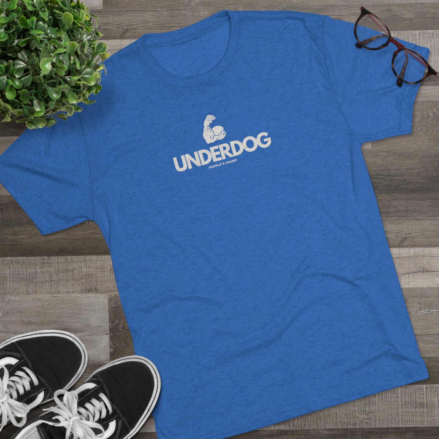 UNDERDOG (PEOPLE'S CHAMP) - Unisex Tri-Blend T-SHIRT