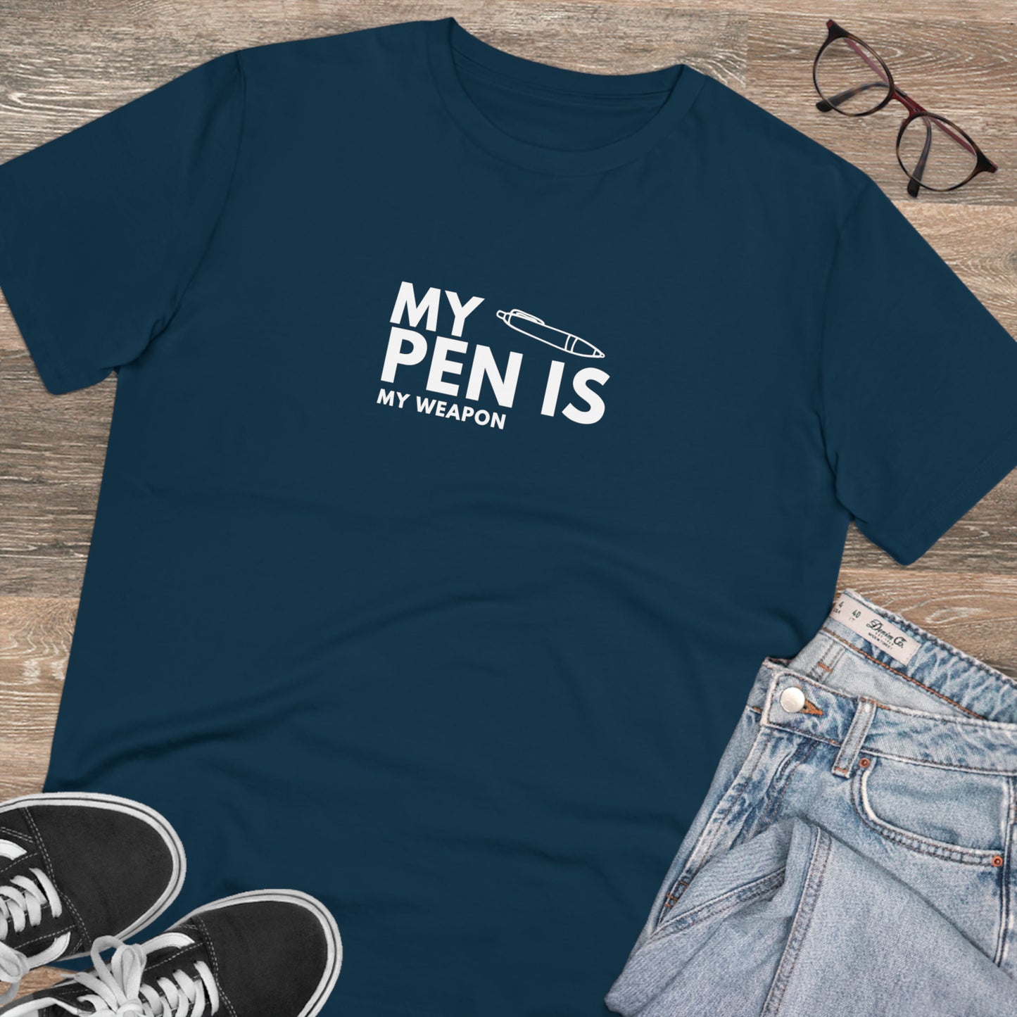 MY Pen is My Weapon - Organic Creator T-shirt - Unisex