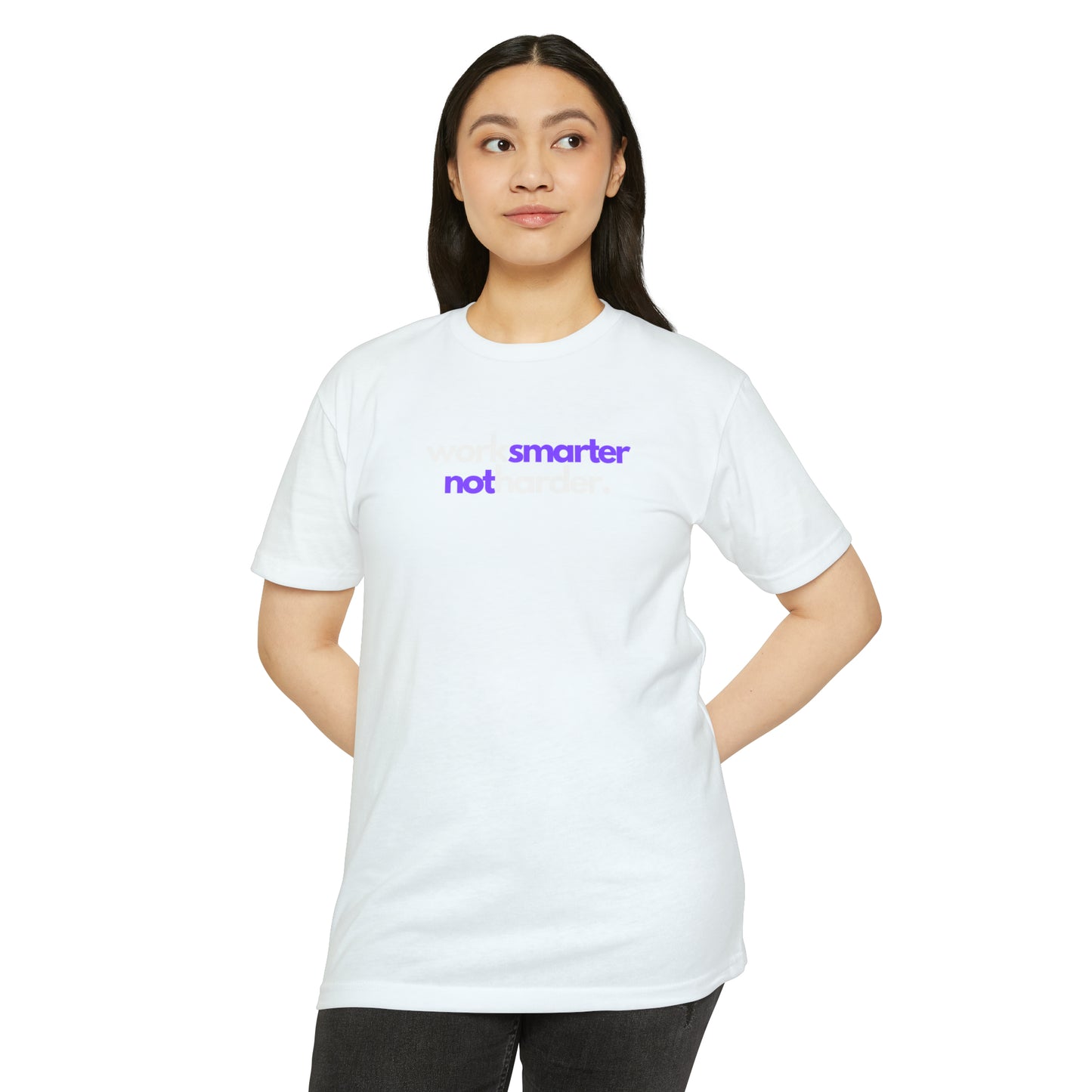 Work Smarter not Harder - Unisex CVC Jersey T-shirt