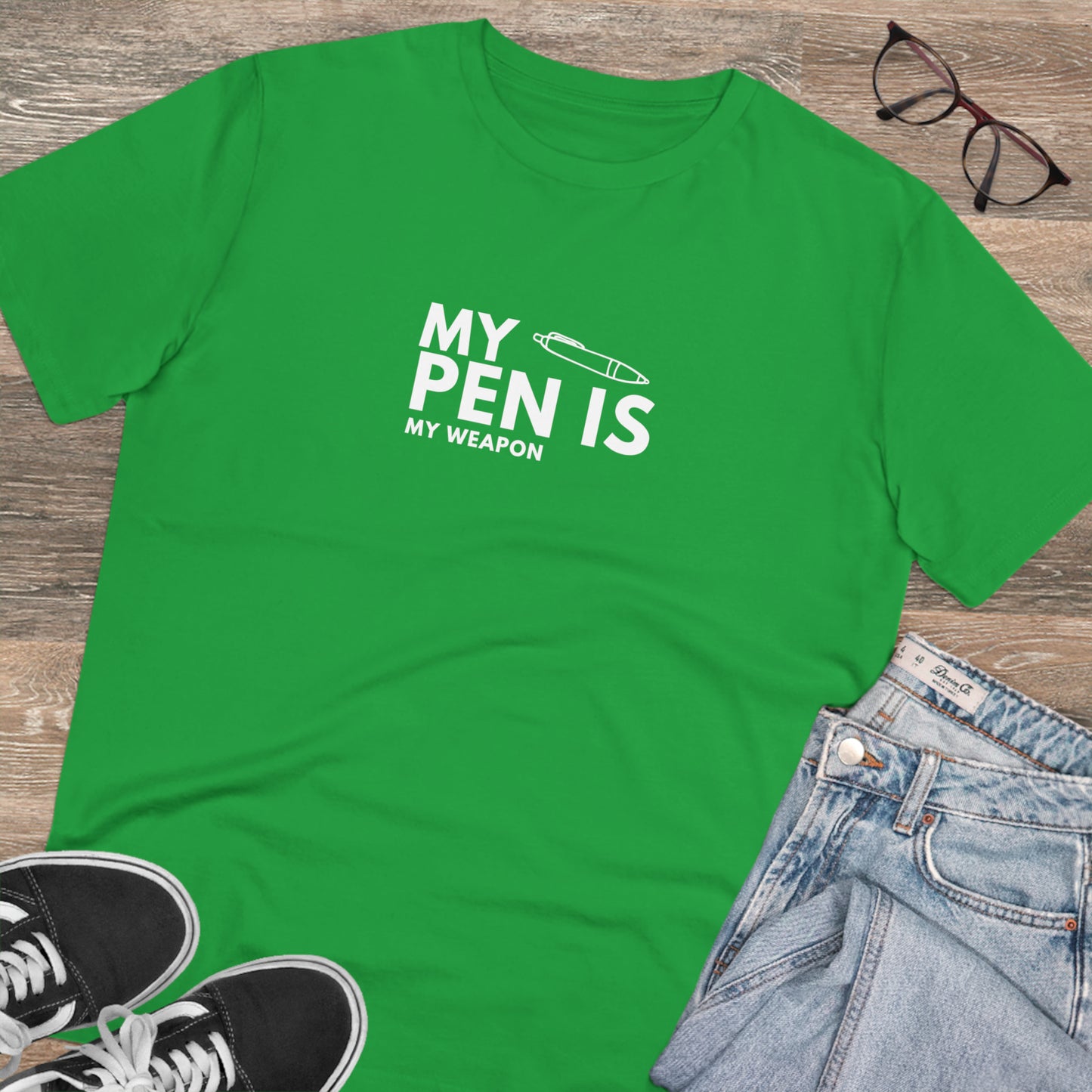 MY Pen is My Weapon - Organic Creator T-shirt - Unisex