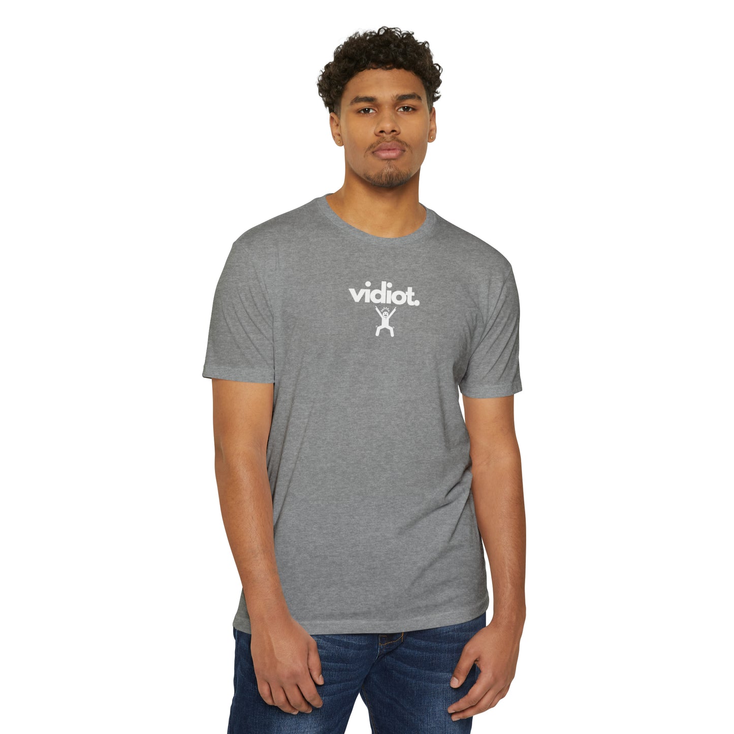 VIDIOT - Unisex CVC Jersey T-shirt