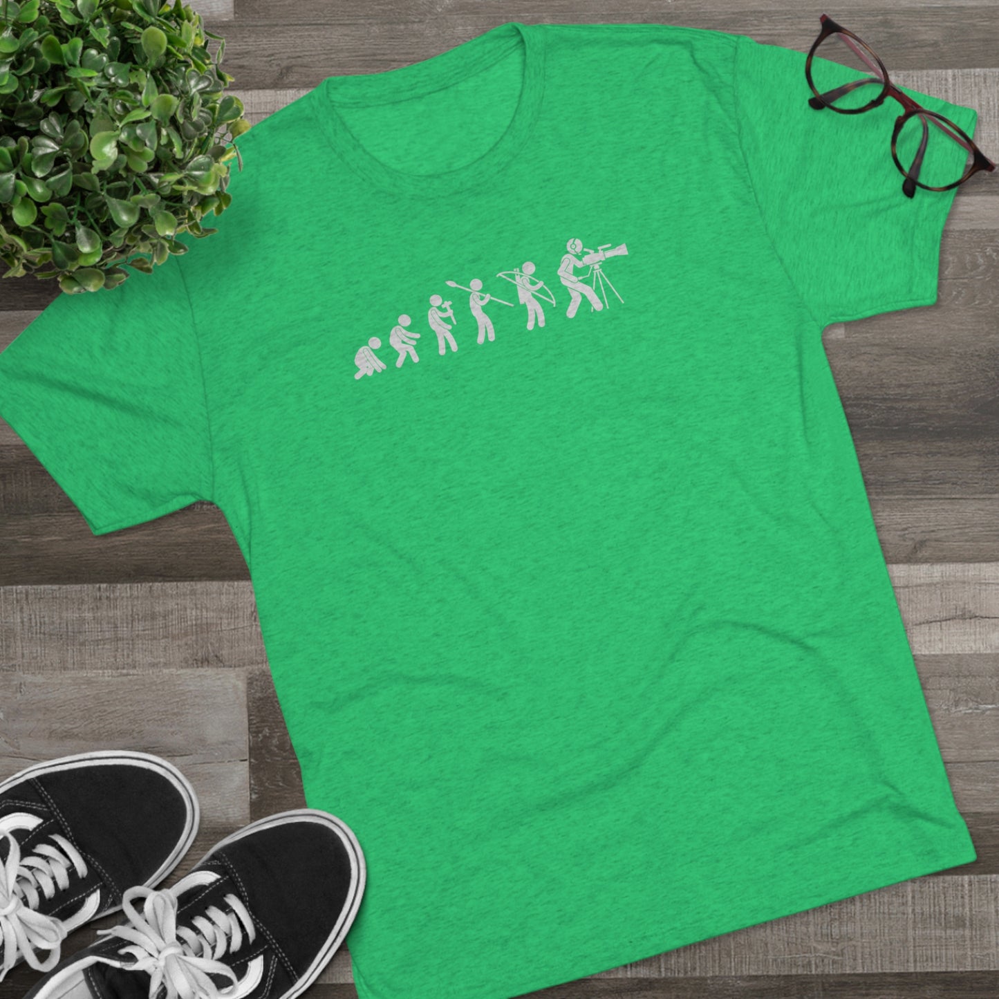 Evolution of Filmmaking - Unisex Tri-Blend Great fit T-Shirt