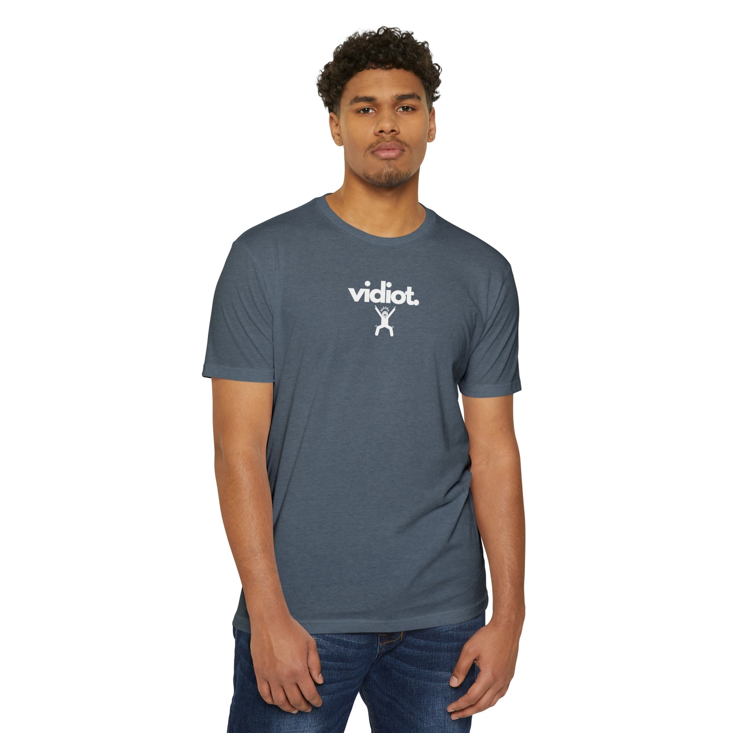 VIDIOT - Unisex CVC Jersey T-shirt