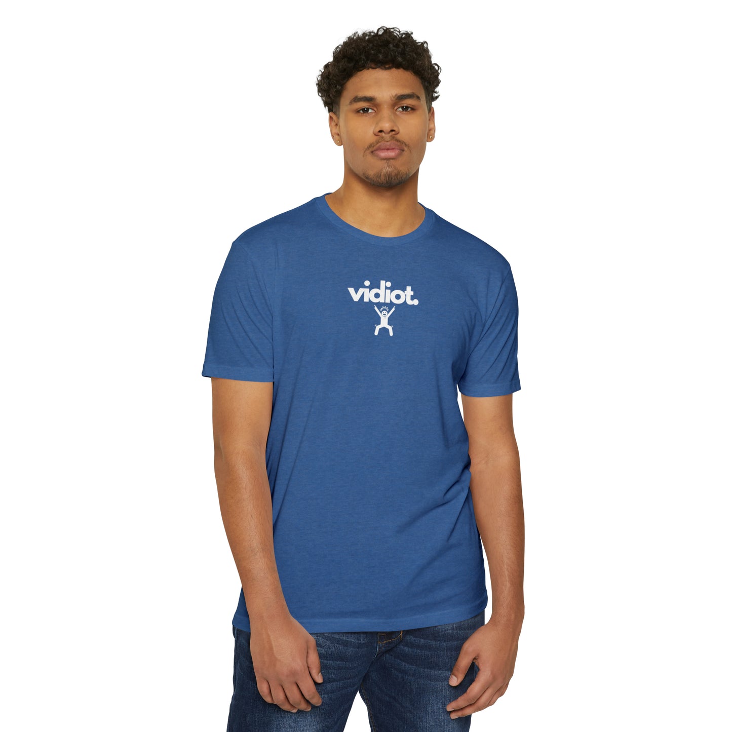 VIDIOT - Unisex CVC Jersey T-shirt
