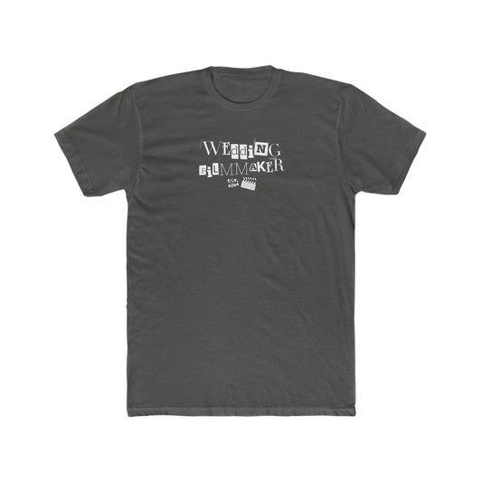 "Wedding Filmmaker" Men's Cotton Crew Tee