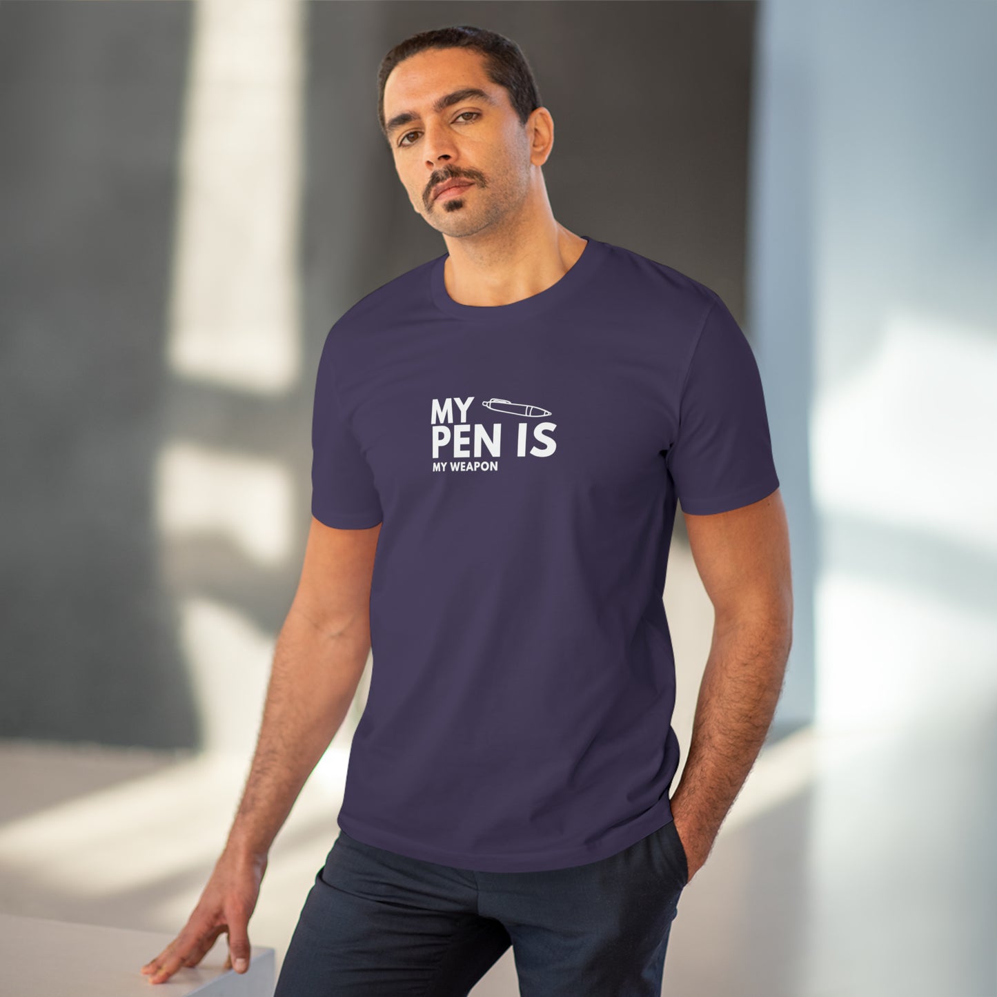 MY Pen is My Weapon - Organic Creator T-shirt - Unisex