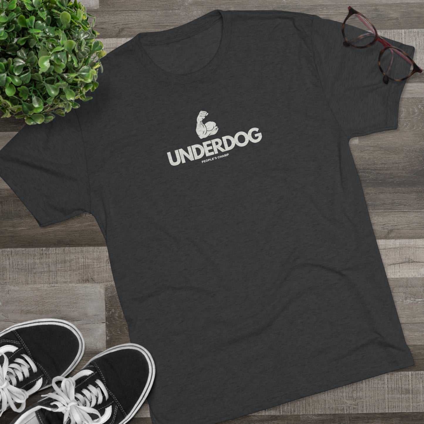 UNDERDOG (PEOPLE'S CHAMP) - Unisex Tri-Blend T-SHIRT