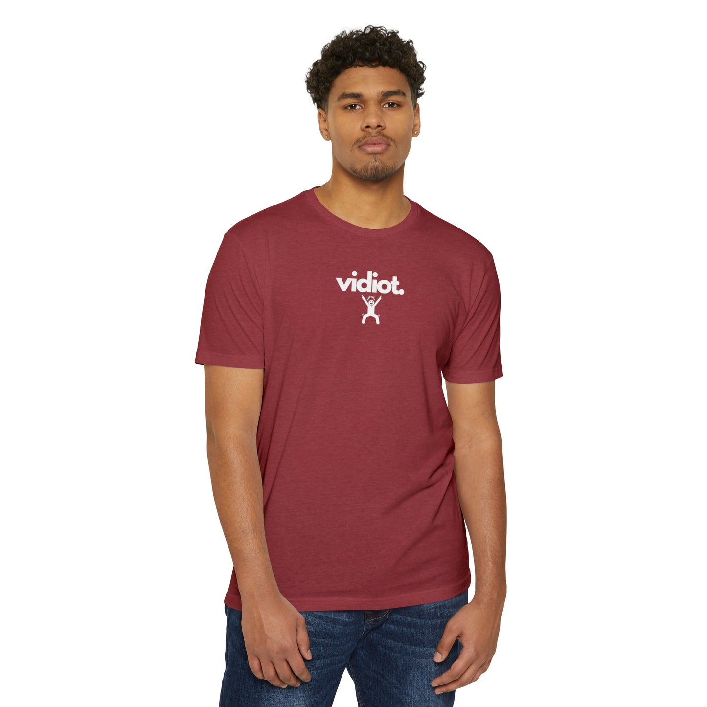 VIDIOT - Unisex CVC Jersey T-shirt