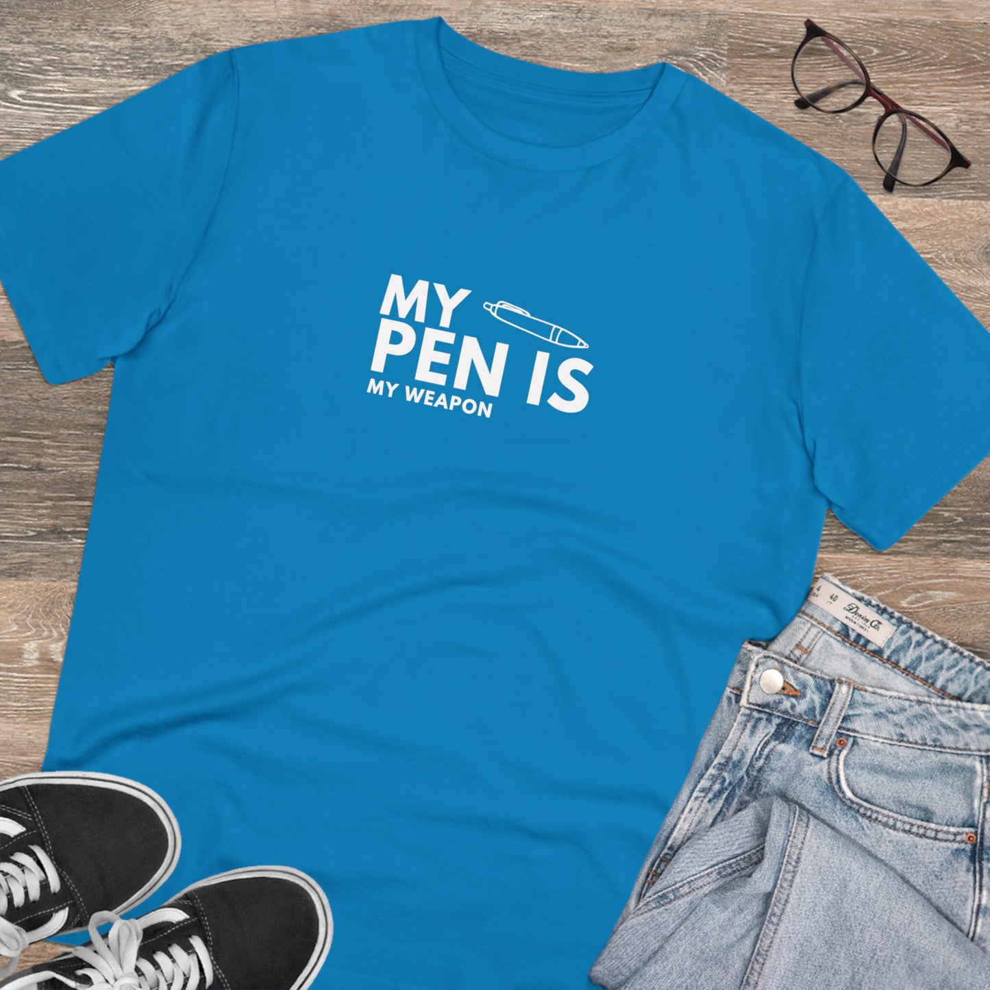 MY Pen is My Weapon - Organic Creator T-shirt - Unisex