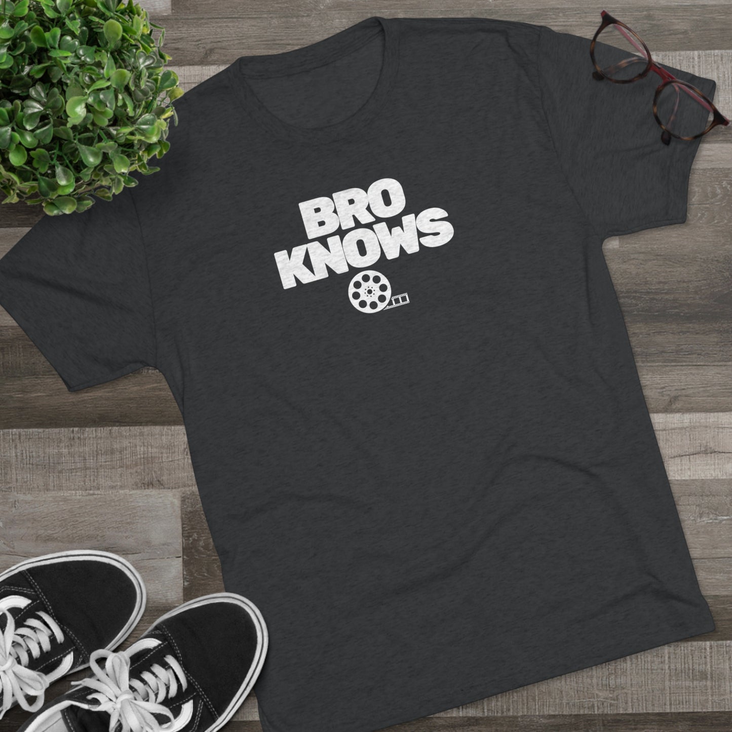 "BRO KNOWS FILM" Unisex Tri-Blend T-Shirt