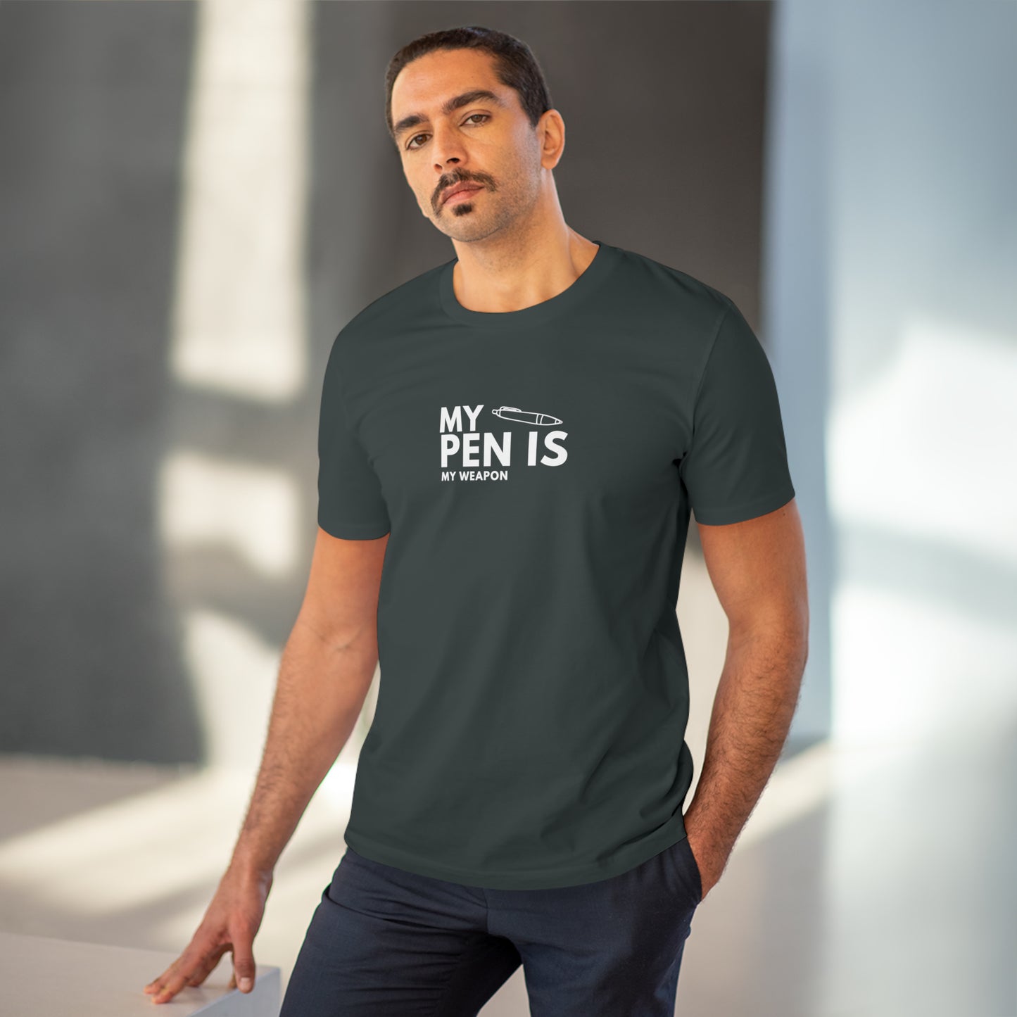 MY Pen is My Weapon - Organic Creator T-shirt - Unisex